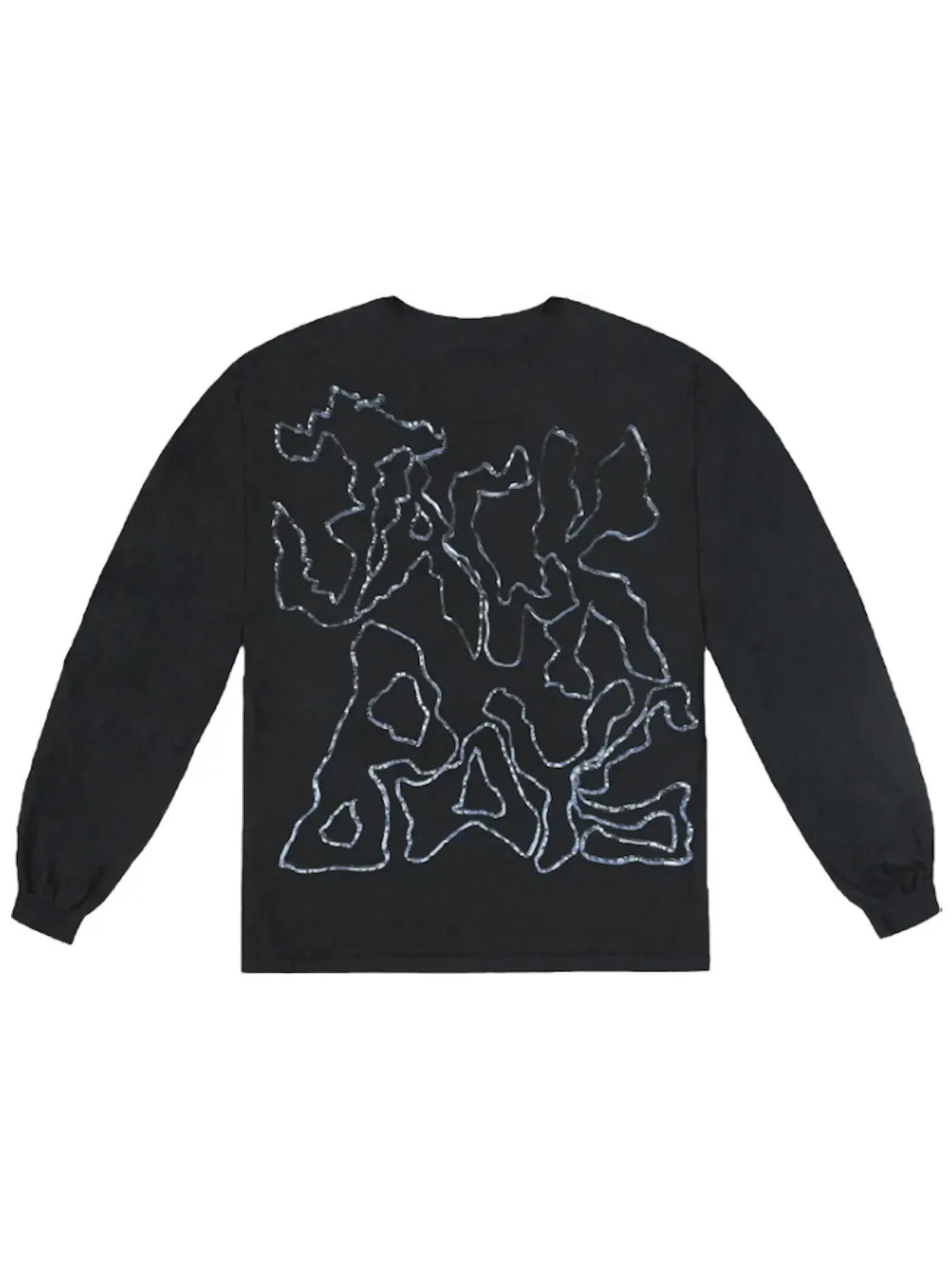 Мужская футболка с длинным рукавом с принтом L/S T-shirt Travis Scott — изображение 2 из 2, черный