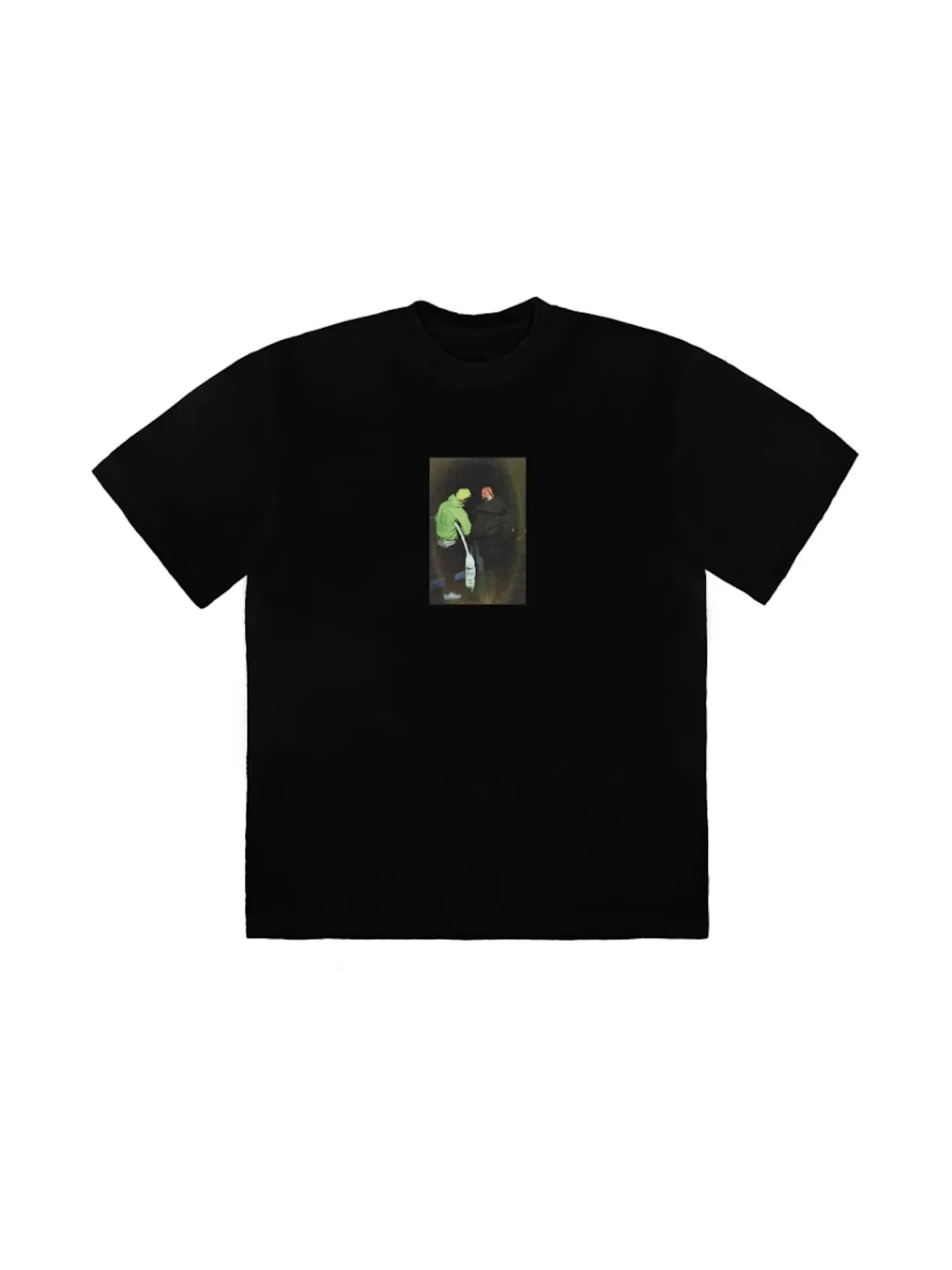 Мужская футболка с принтом Travis Scott JACKBOYS T-Shirt I — изображение 1 из 2, черный