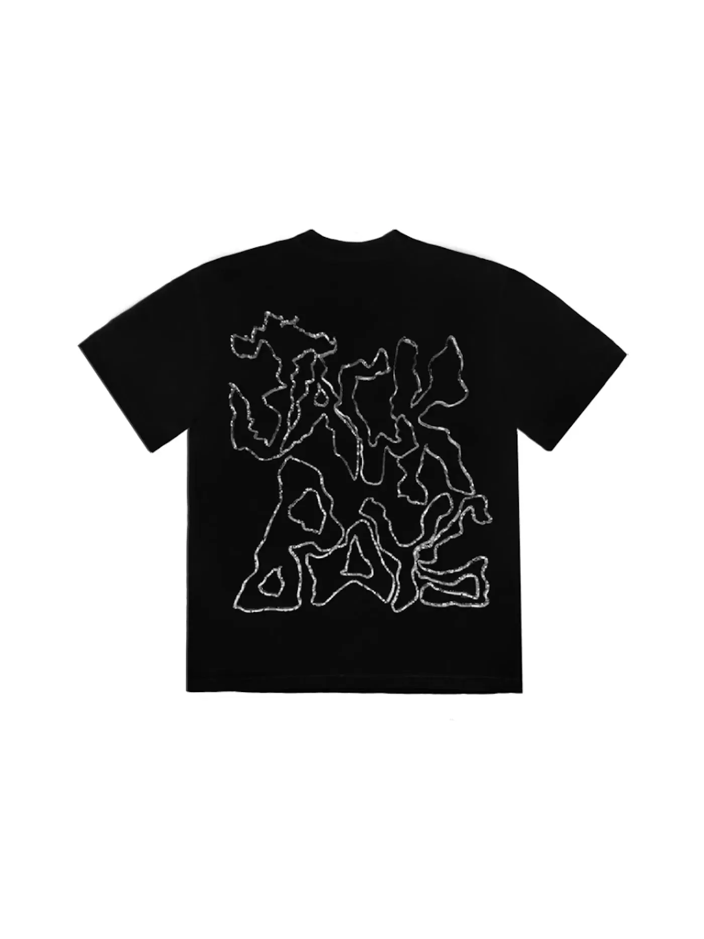 Мужская футболка с принтом Travis Scott JACKBOYS T-Shirt I — изображение 2 из 2, черный