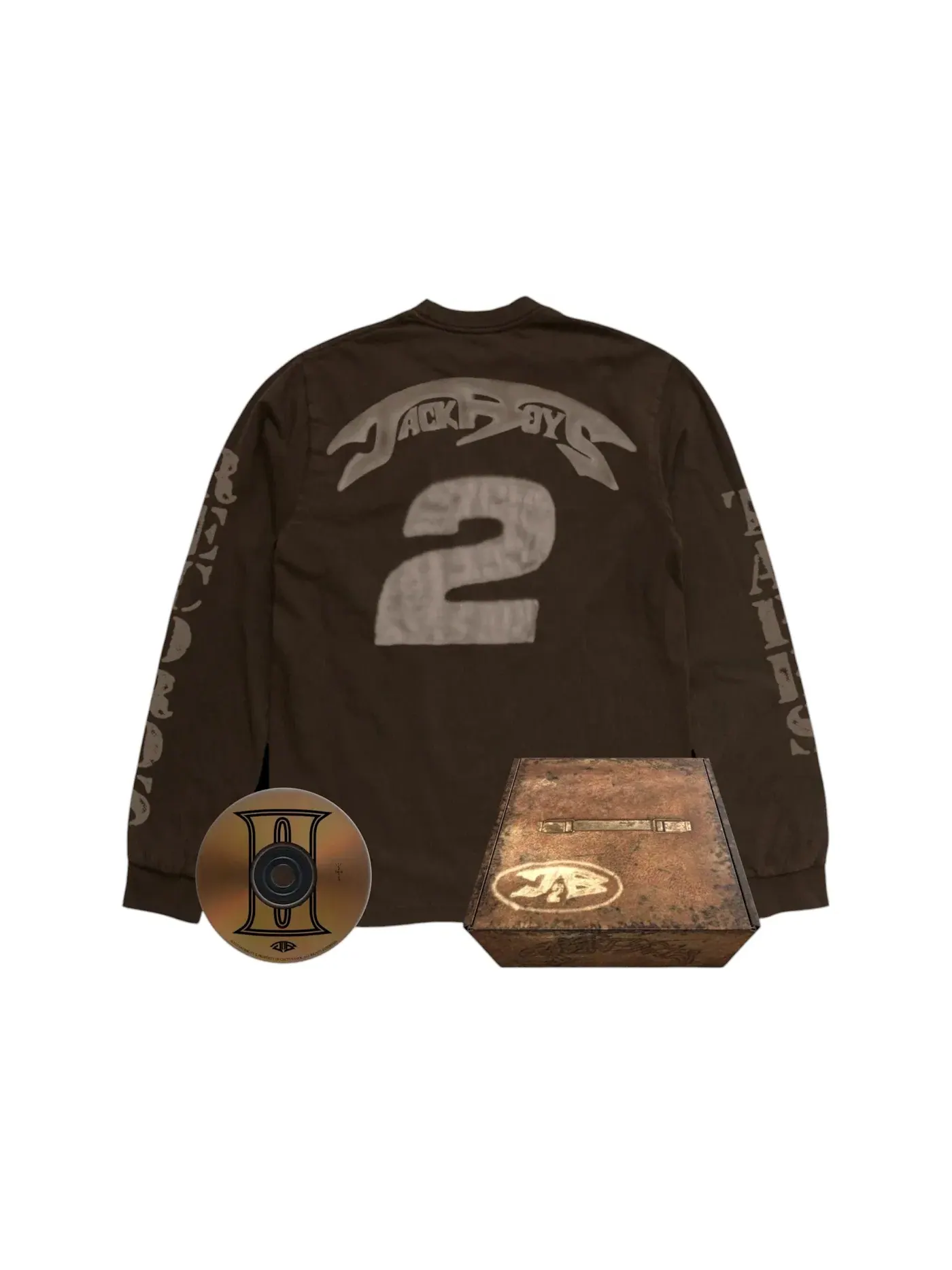 Мужской комплект одежды Box Set Travis Scott — изображение 1 из 2, коричневый