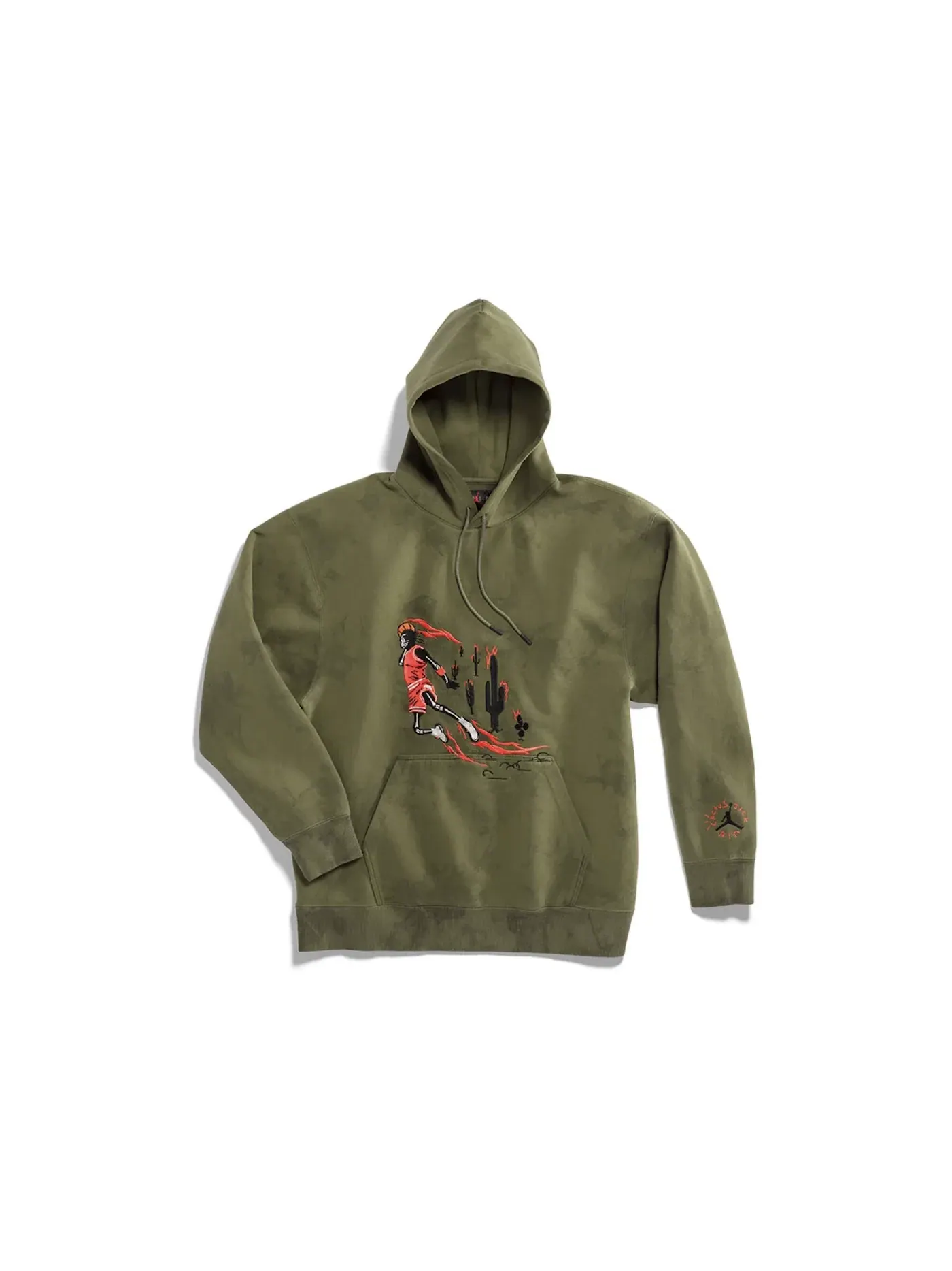 Мужская худи из замши Olive Travis Scott — изображение 1 из 1