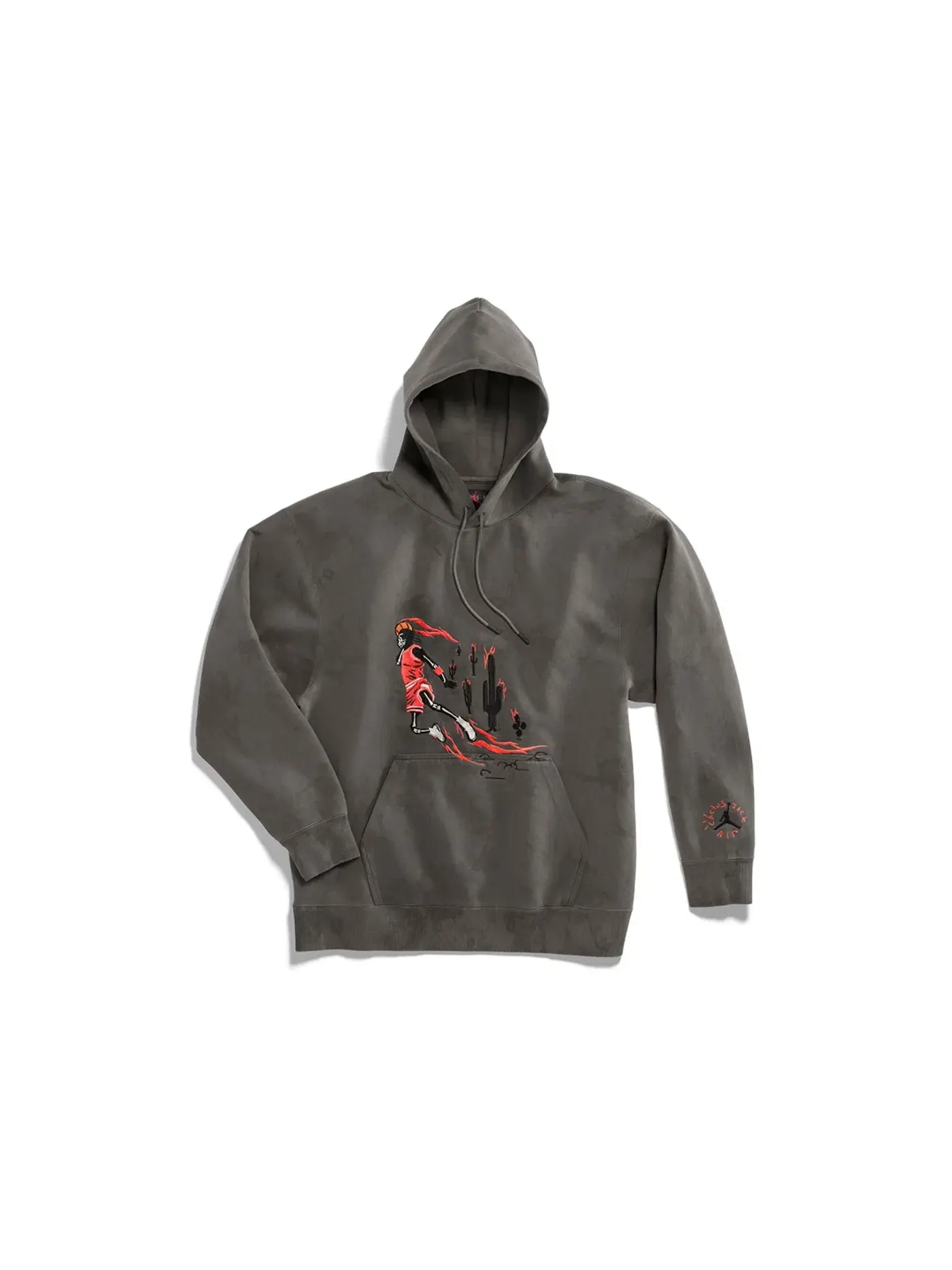 Мужской худи с принтом Hoodie Travis Scott — изображение 1 из 1, серый