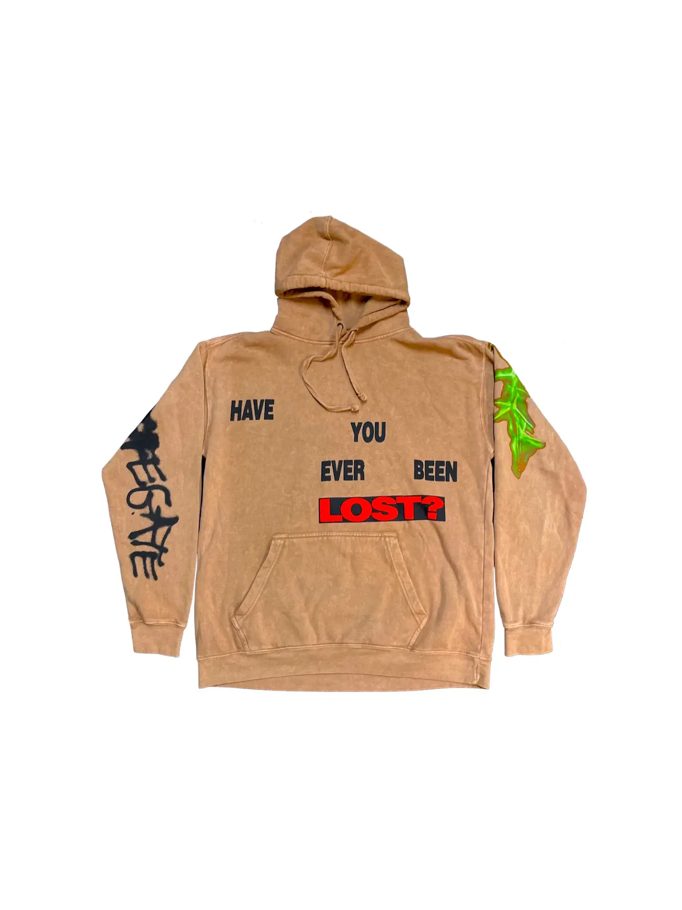 Мужской худи с принтом Travis Scott Live at The Gate Travis Scott — изображение 1 из 2, коричневый