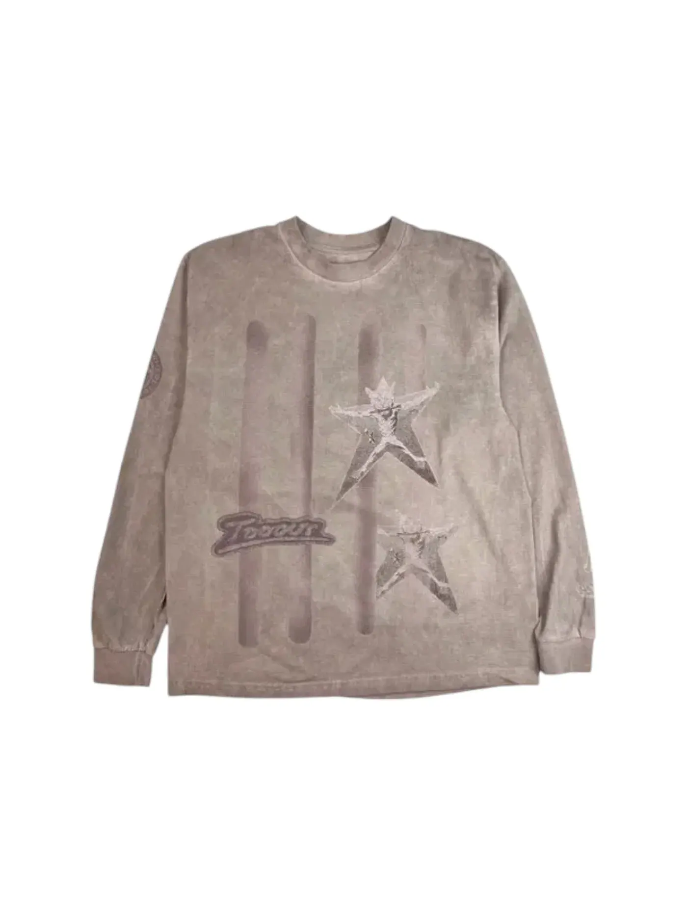 Мужская футболка с длинным рукавом Travis Scott T-Shirt — изображение 1 из 2, тауп