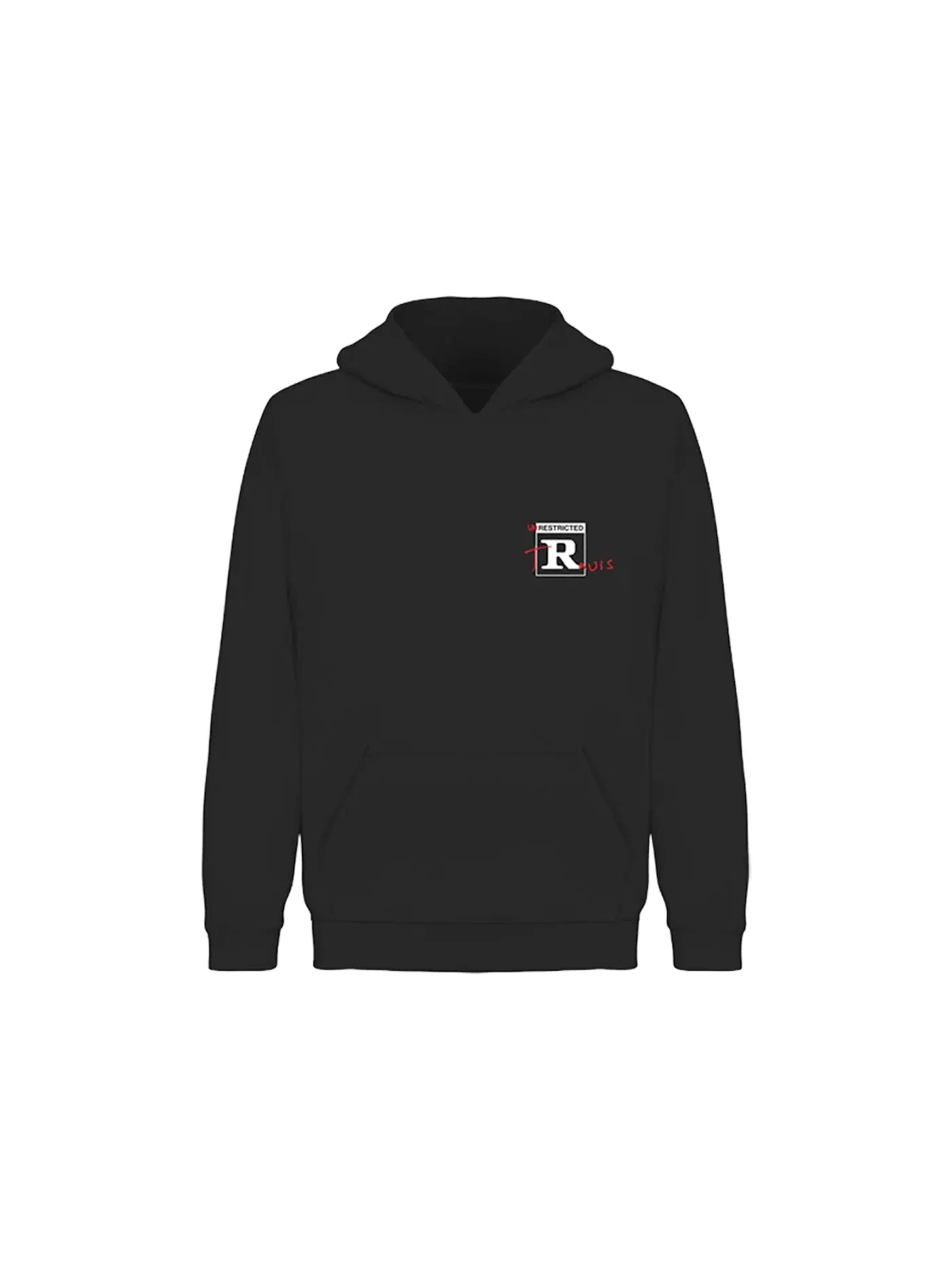 Мужской худи с принтом Travis Scott Look Mom I Can Fly Hoodie Black — изображение 1 из 2
