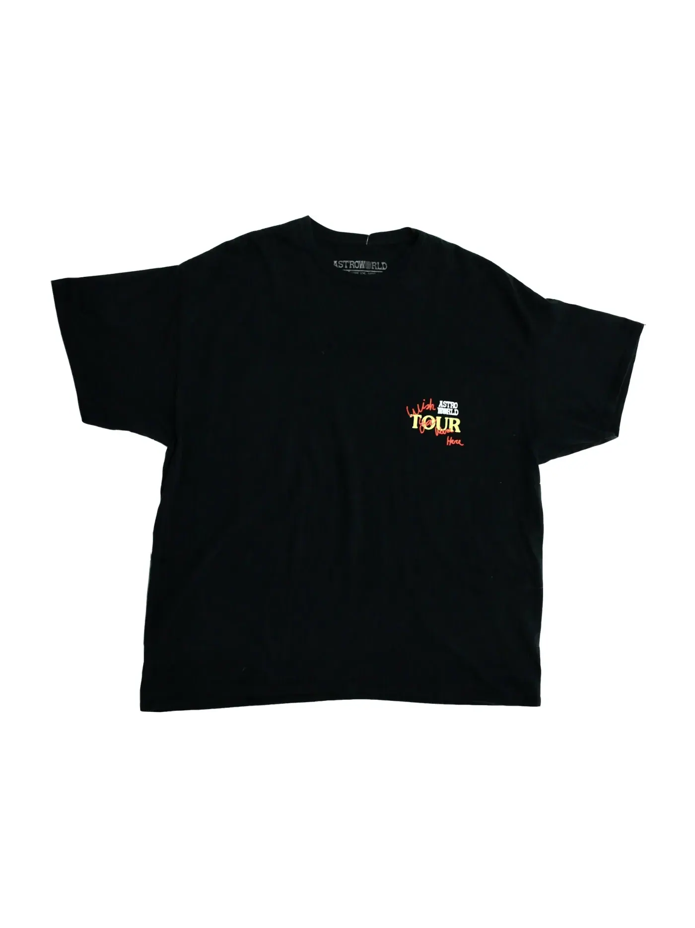 Мужская футболка с принтом Travis Scott Tee — изображение 1 из 2, черный
