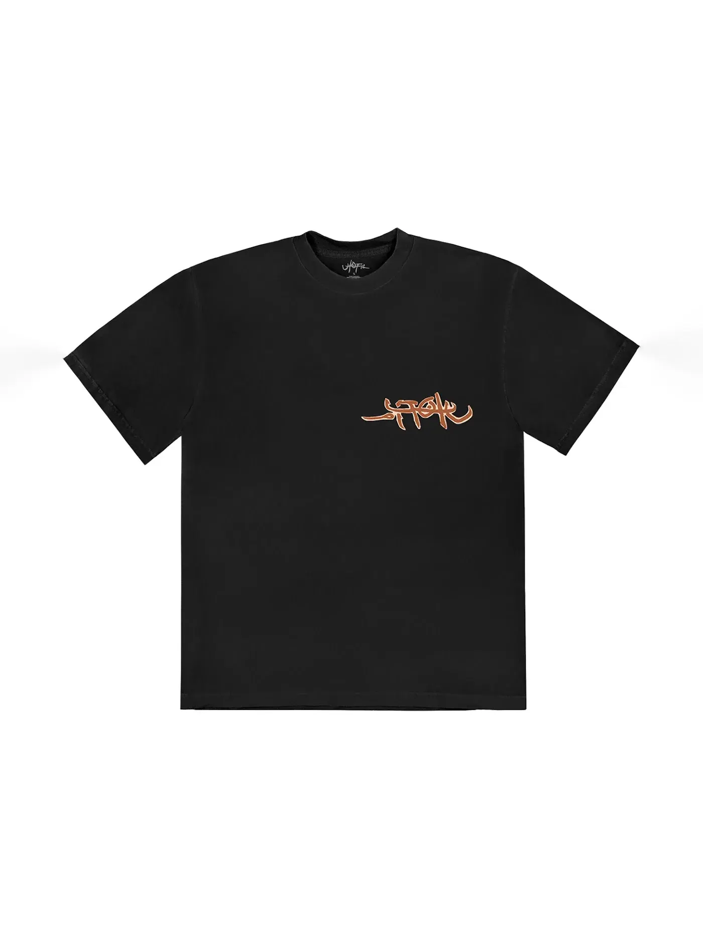 Мужская футболка с принтом Travis Scott Tee — изображение 2 из 2, черный