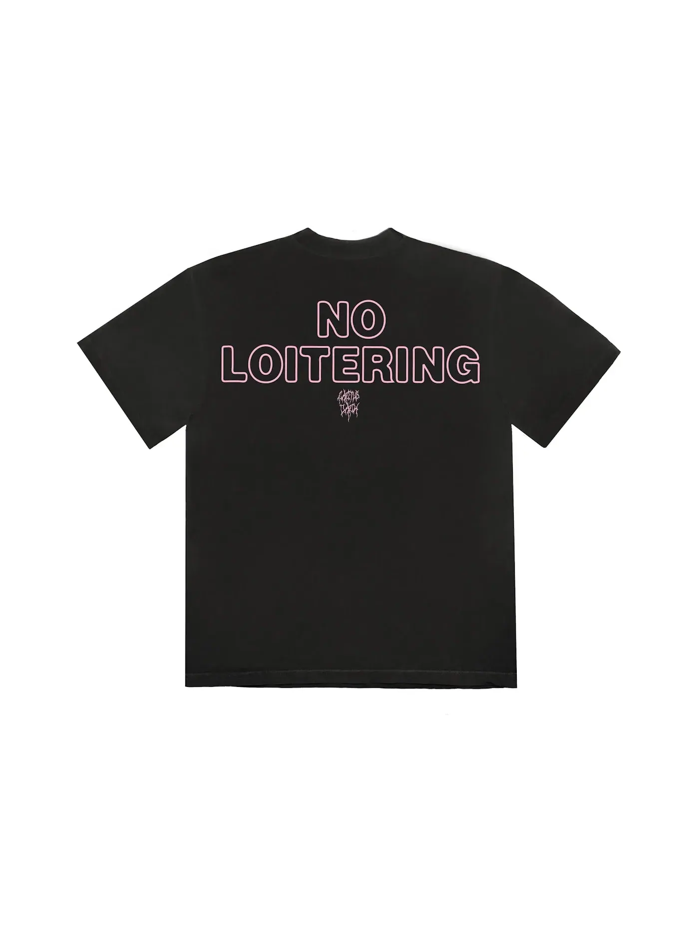 Мужская футболка с принтом Travis Scott T-shirt — изображение 2 из 2, черный