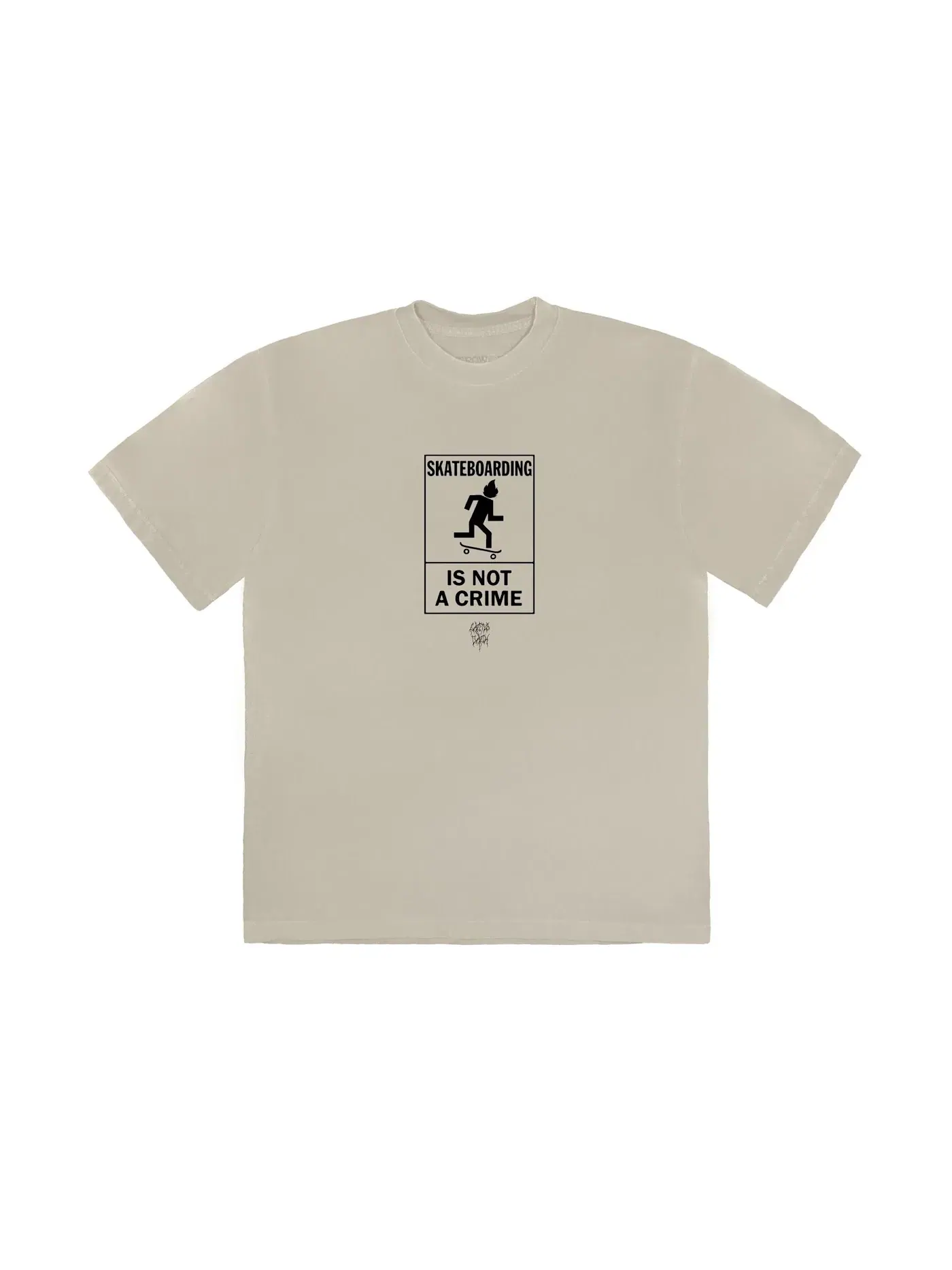 Мужская футболка с принтом Travis Scott T-Shirt II Travis Scott — изображение 1 из 2, серый