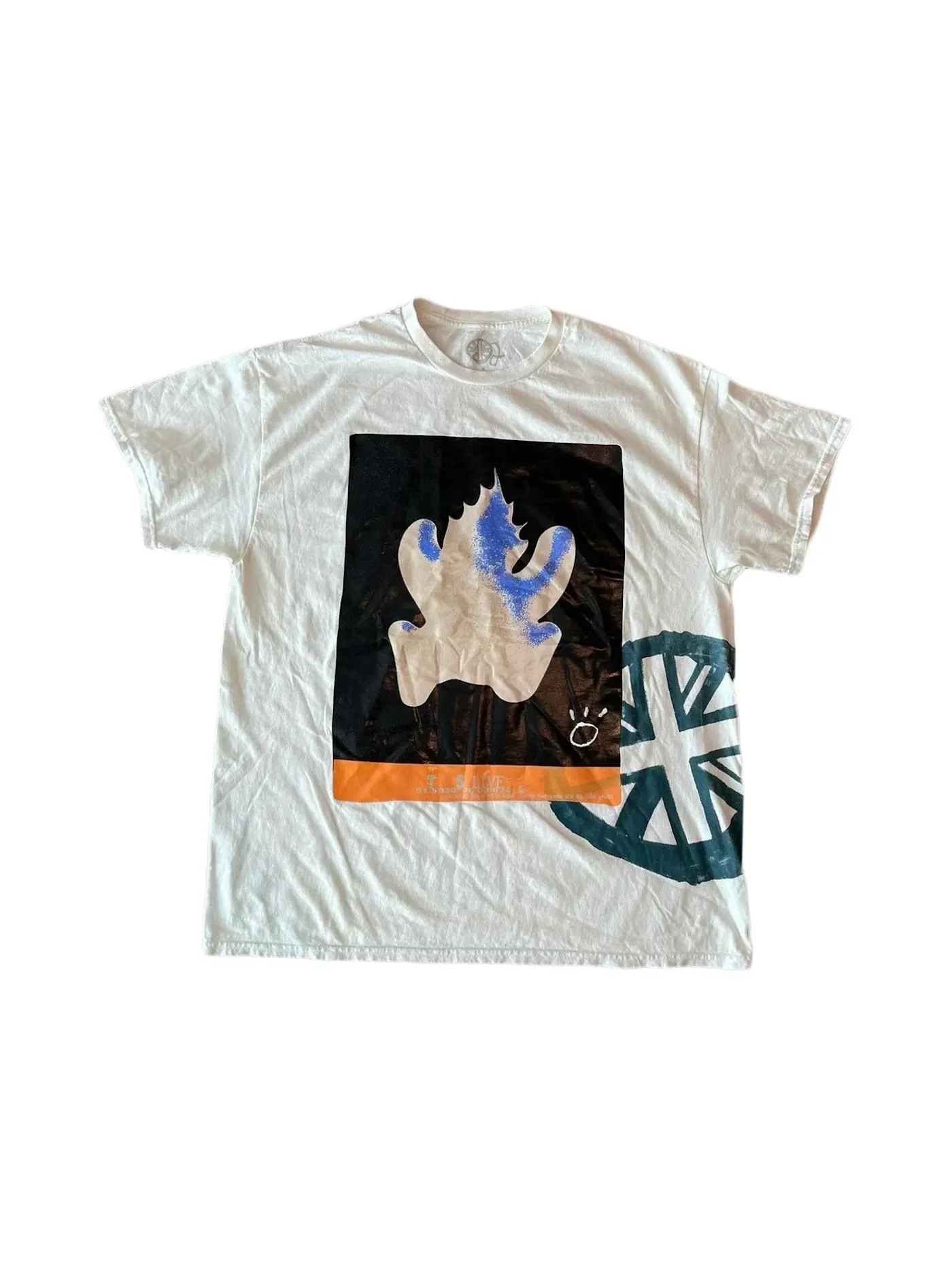 Мужская футболка с принтом Travis Scott T-shirt Travis Scott — изображение 1 из 2, белый