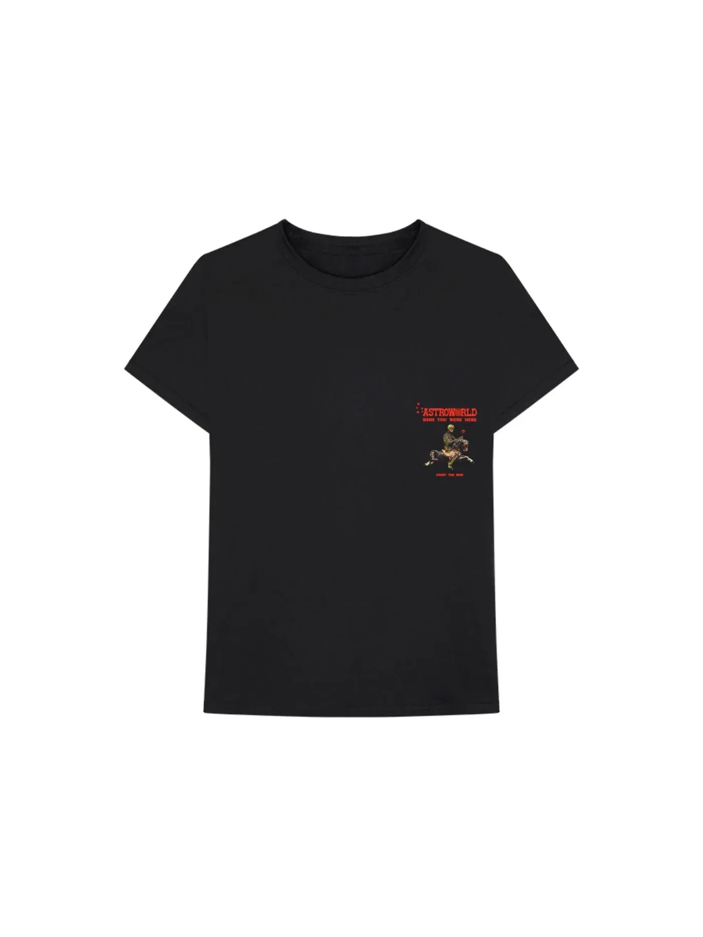 Мужская футболка с принтом Travis Scott T-shirt Travis Scott — изображение 1 из 2, черный