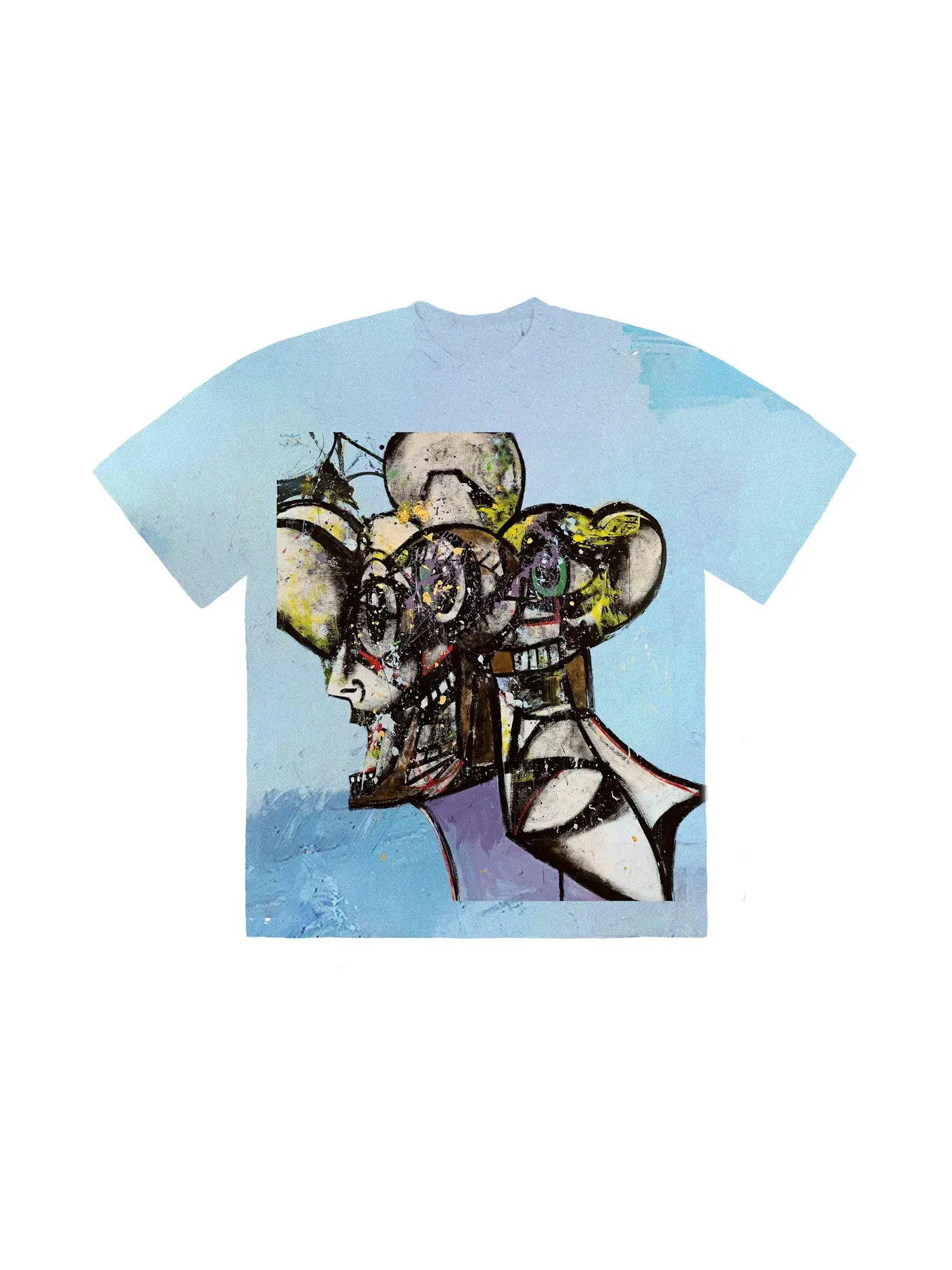 Мужская футболка с принтом Travis Scott T-Shirt — изображение 1 из 2, мульти
