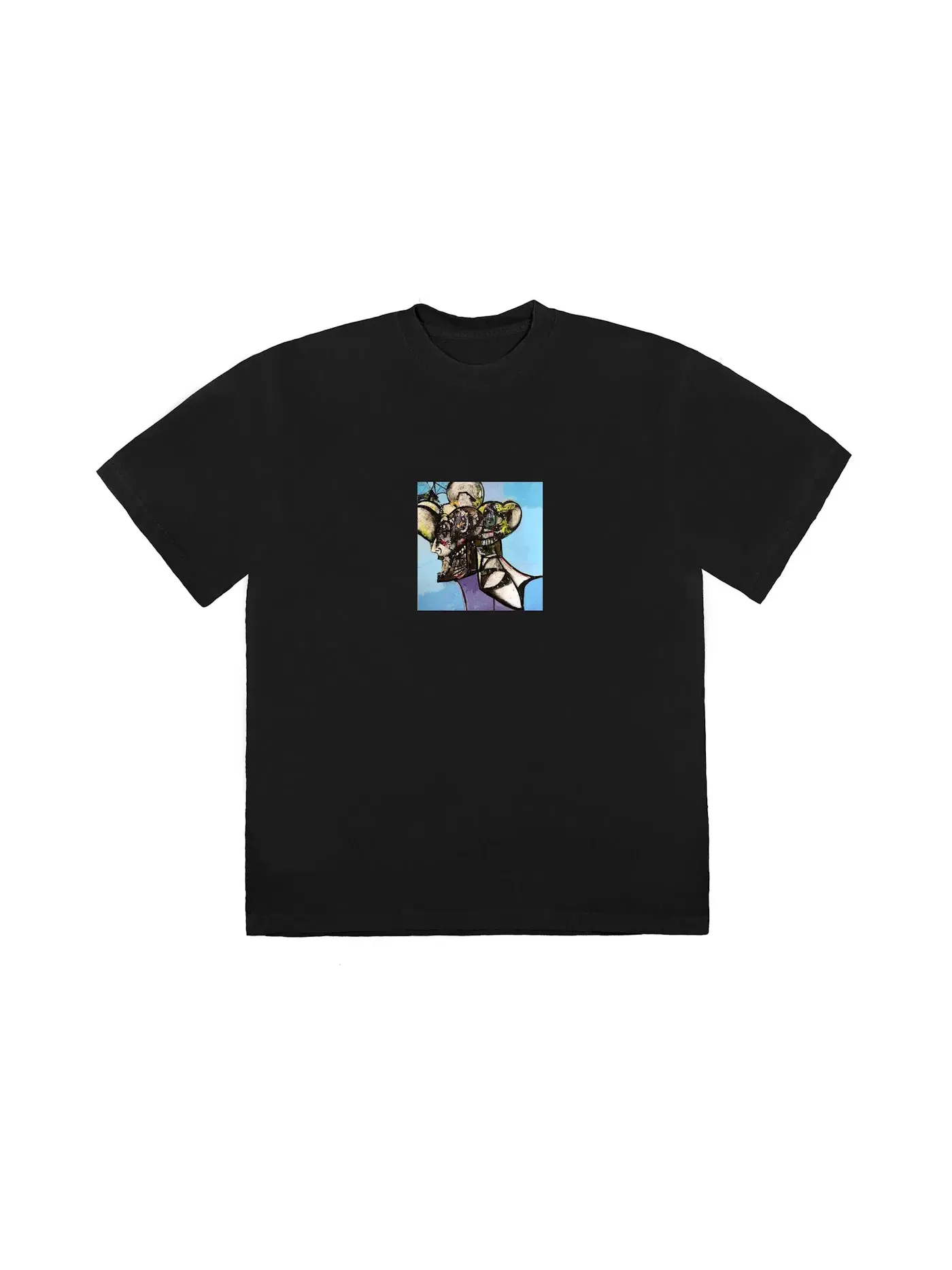Мужская футболка с принтом Travis Scott T-Shirt Black — изображение 1 из 2