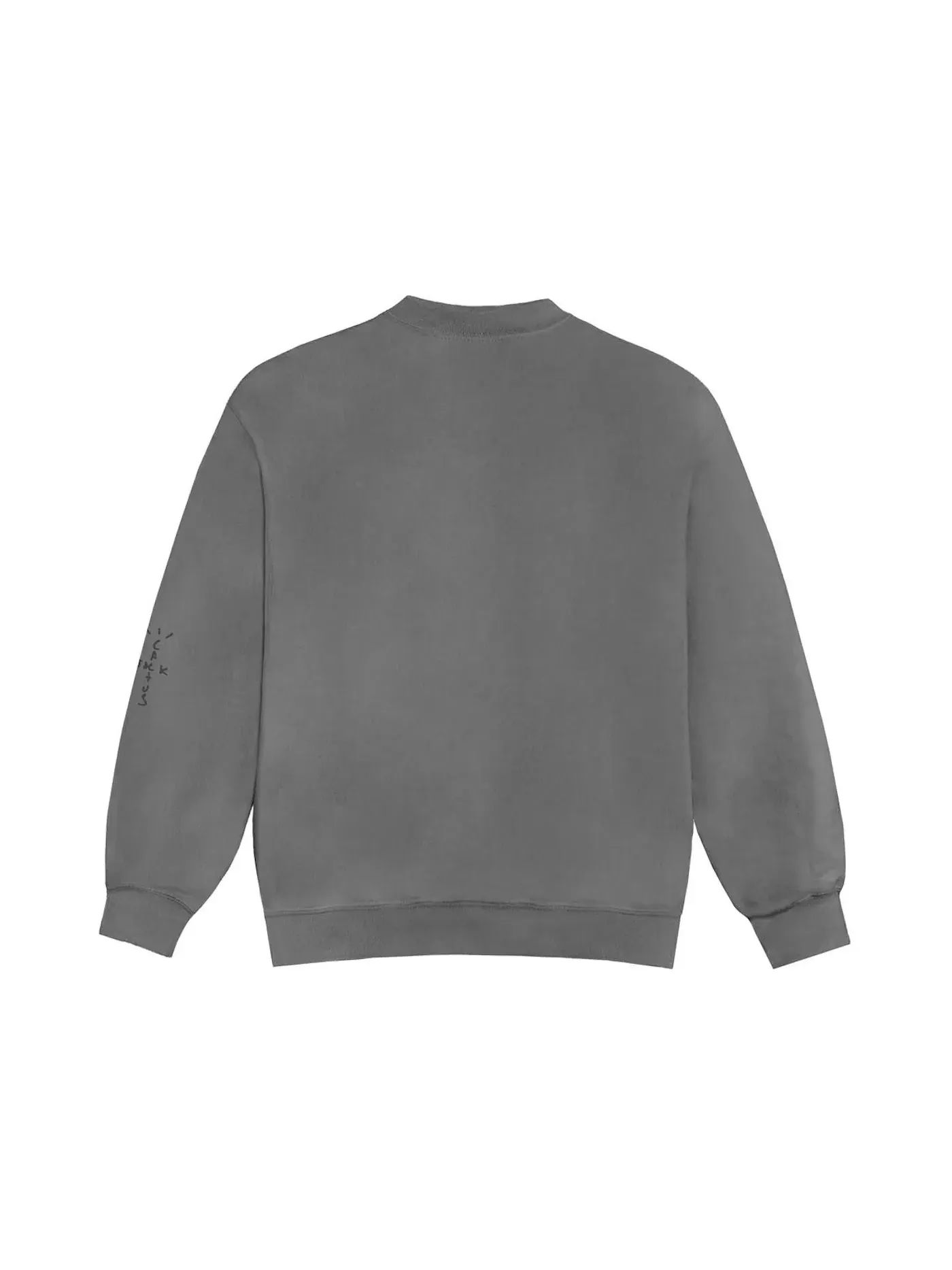 Мужской свитшот с принтом Travis Scott PS Classic Crewneck — изображение 2 из 2, серый