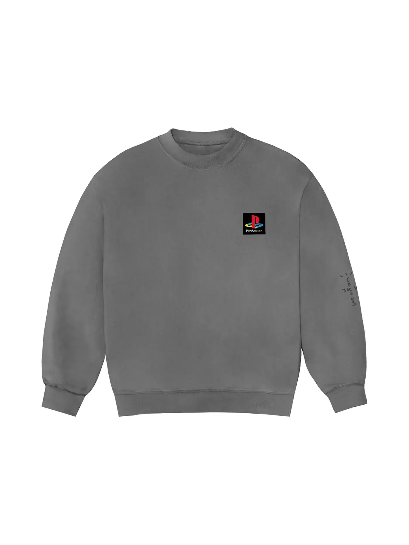 Детский свитшот с принтом Youth Crewneck Travis Scott — изображение 1 из 2, серый