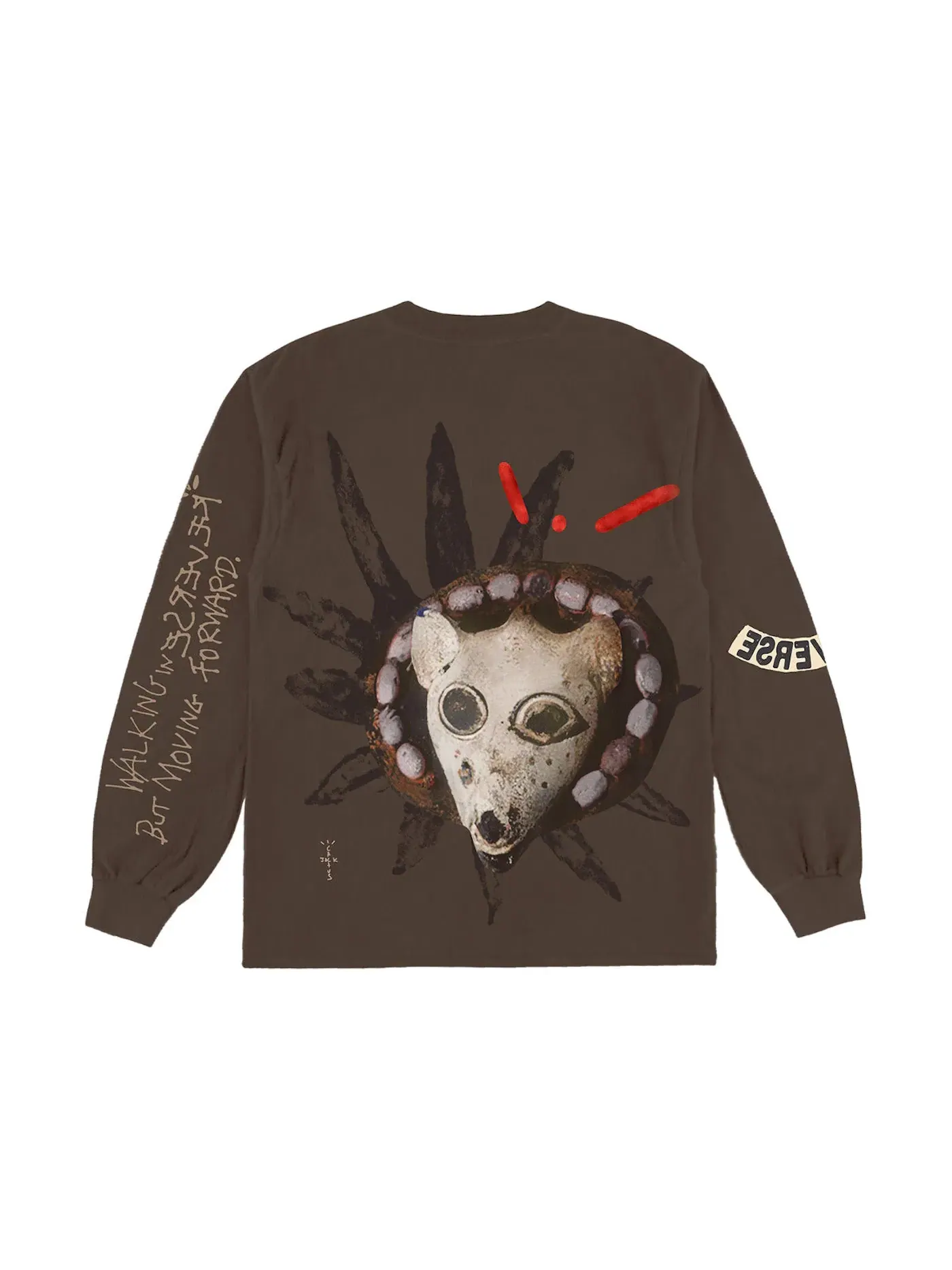 Мужская футболка с длинным рукавом Travis Scott Reverse Jack Long Sleeve T-shirt Travis Scott — изображение 2 из 2