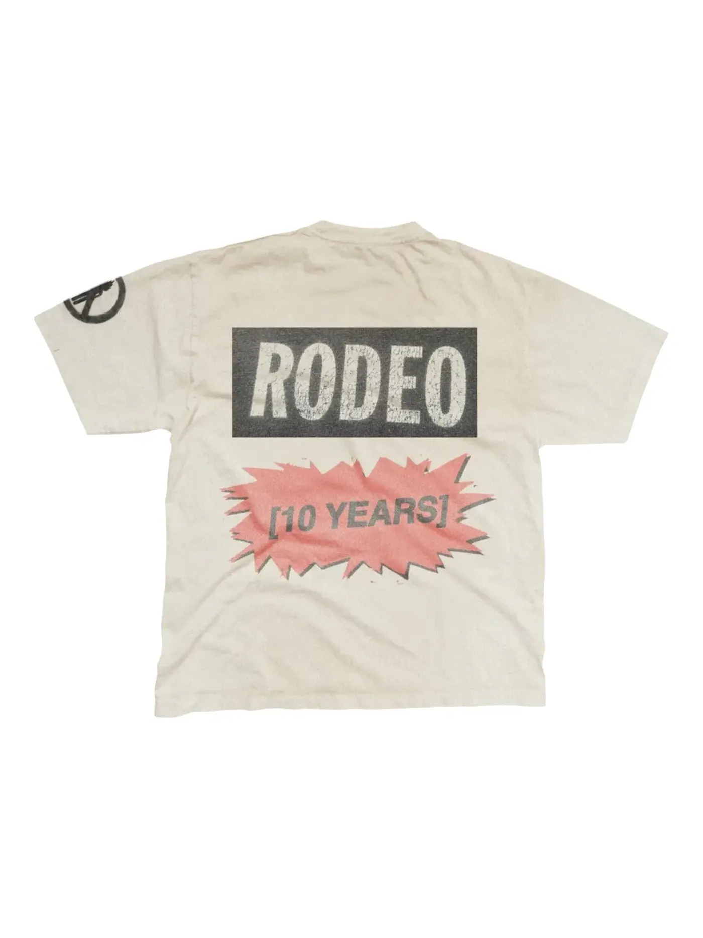 Мужская футболка с принтом Rodeo 10 Years Chain Tee Travis Scott — изображение 2 из 2, белый