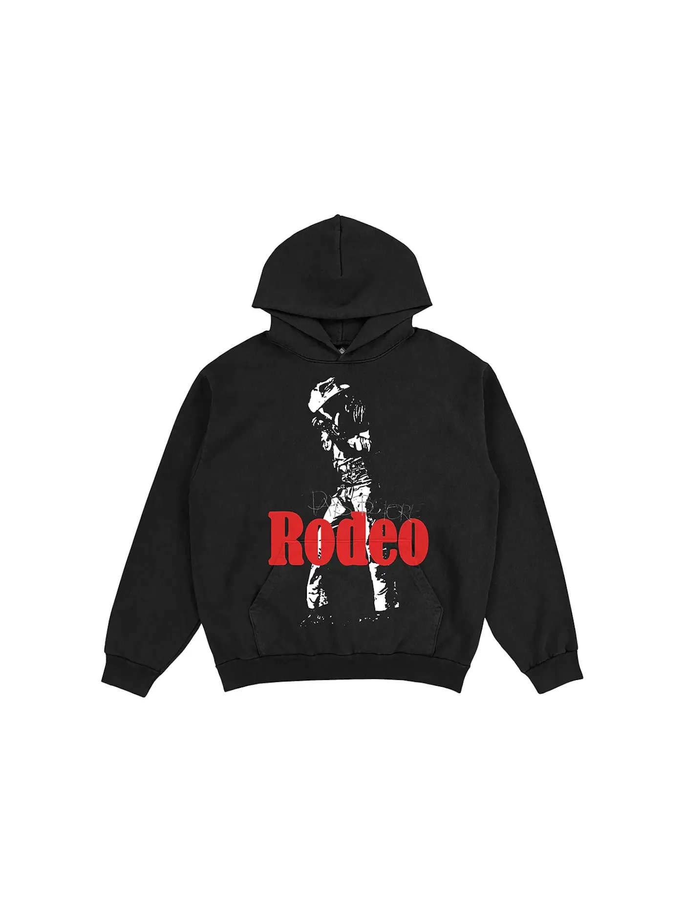 Мужской худи с принтом Rodeo Travis Scott — изображение 1 из 2, черный