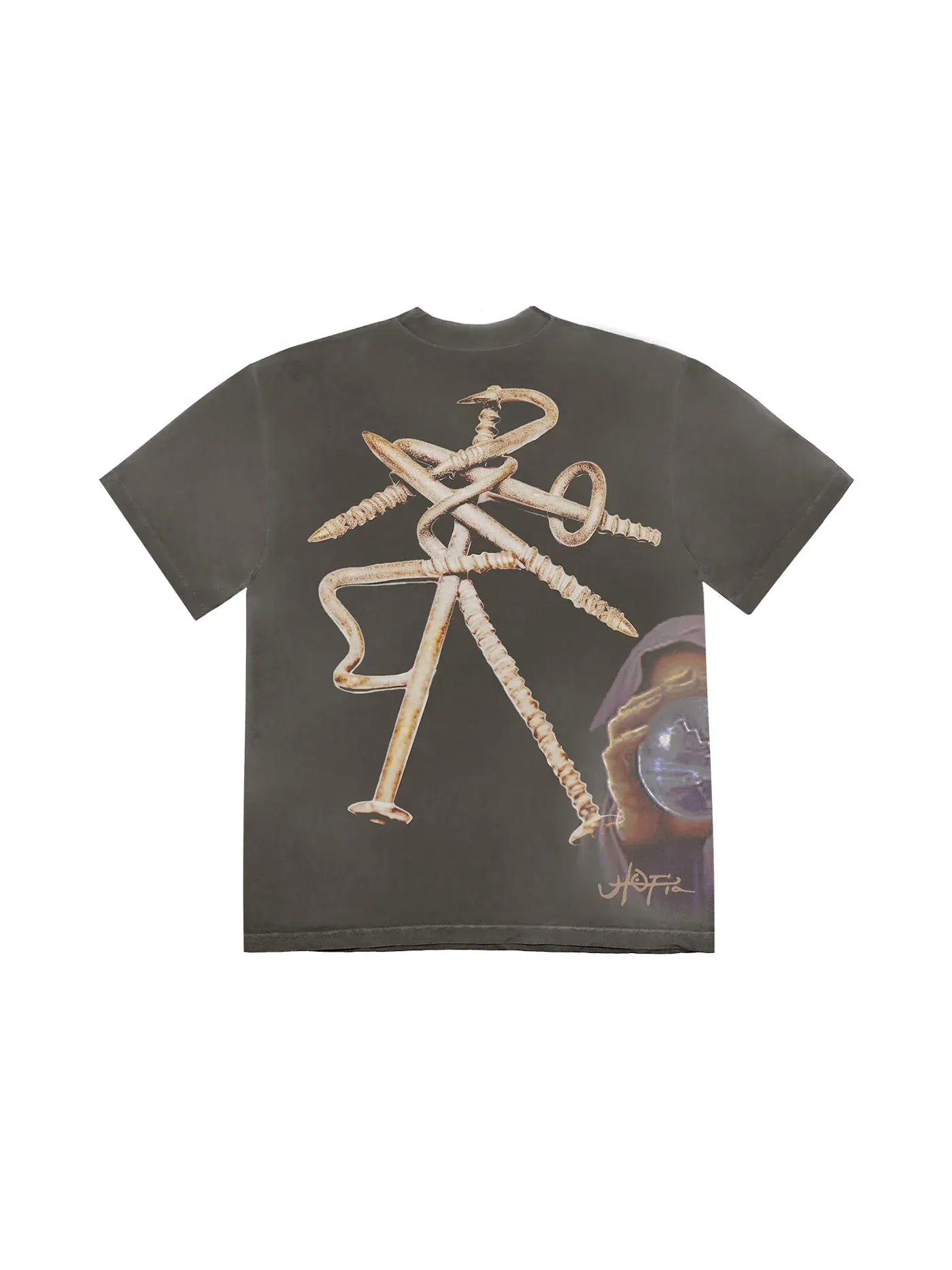 Мужская футболка хлопковая Travis Scott Tee — изображение 2 из 2, черный