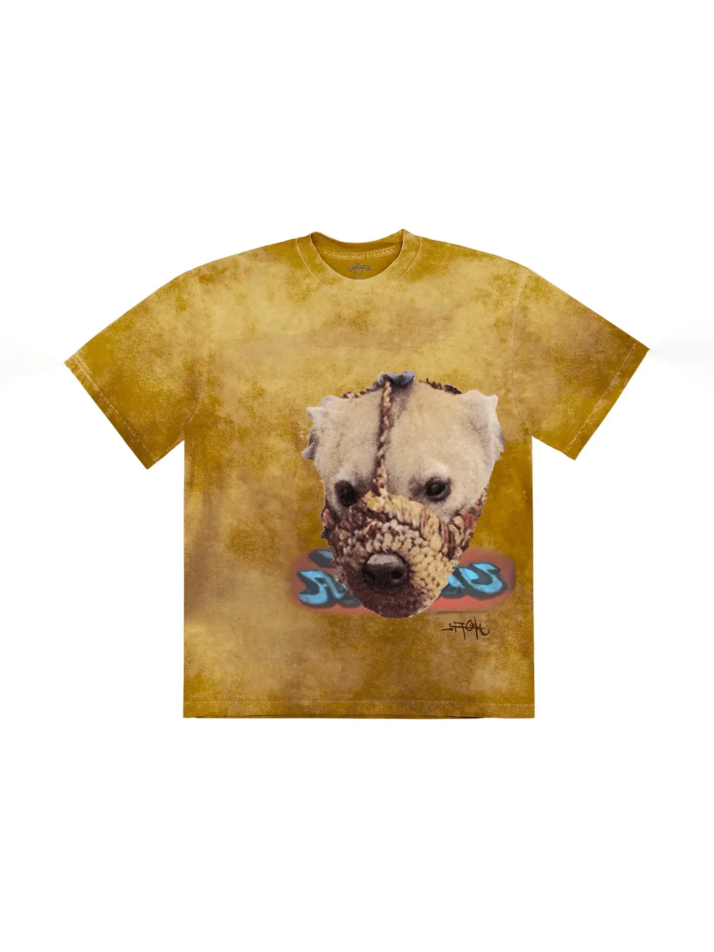 Мужская футболка с принтом Travis Scott Utopia Siren Tie Dye Tee — изображение 1 из 2, мульти