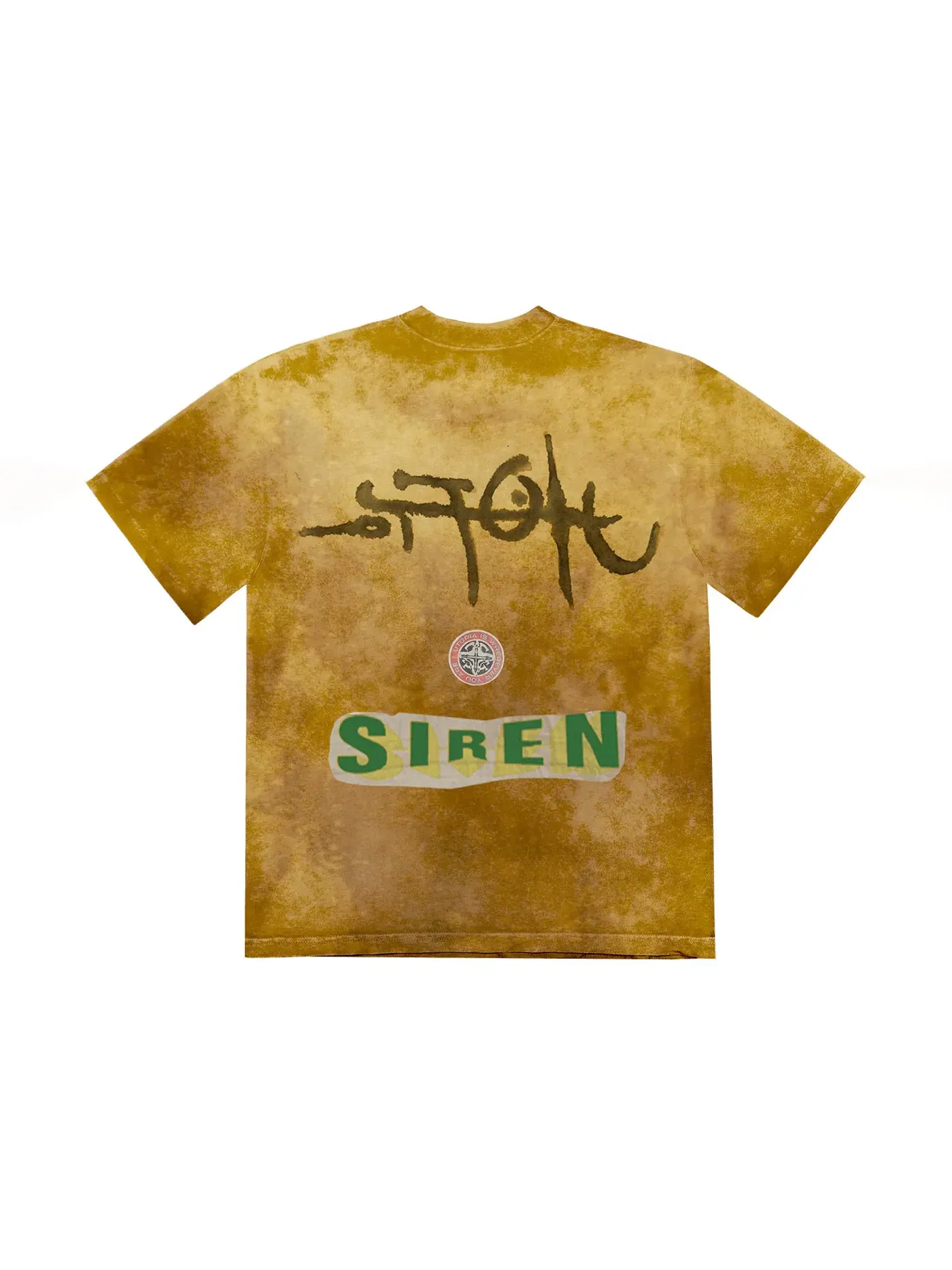 Мужская футболка с принтом Travis Scott Utopia Siren Tie Dye Tee — изображение 2 из 2, мульти