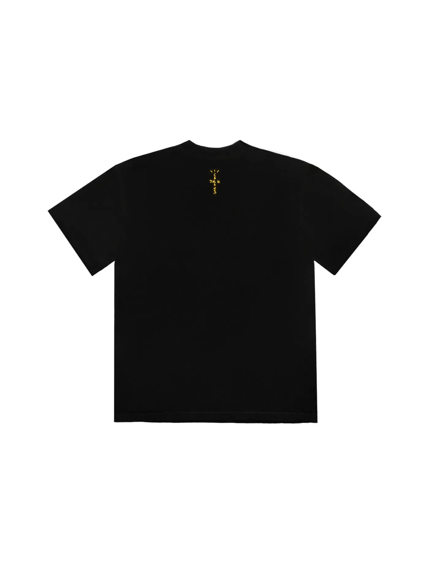 Мужская футболка с принтом Travis Scott T-shirt — изображение 2 из 2, черный