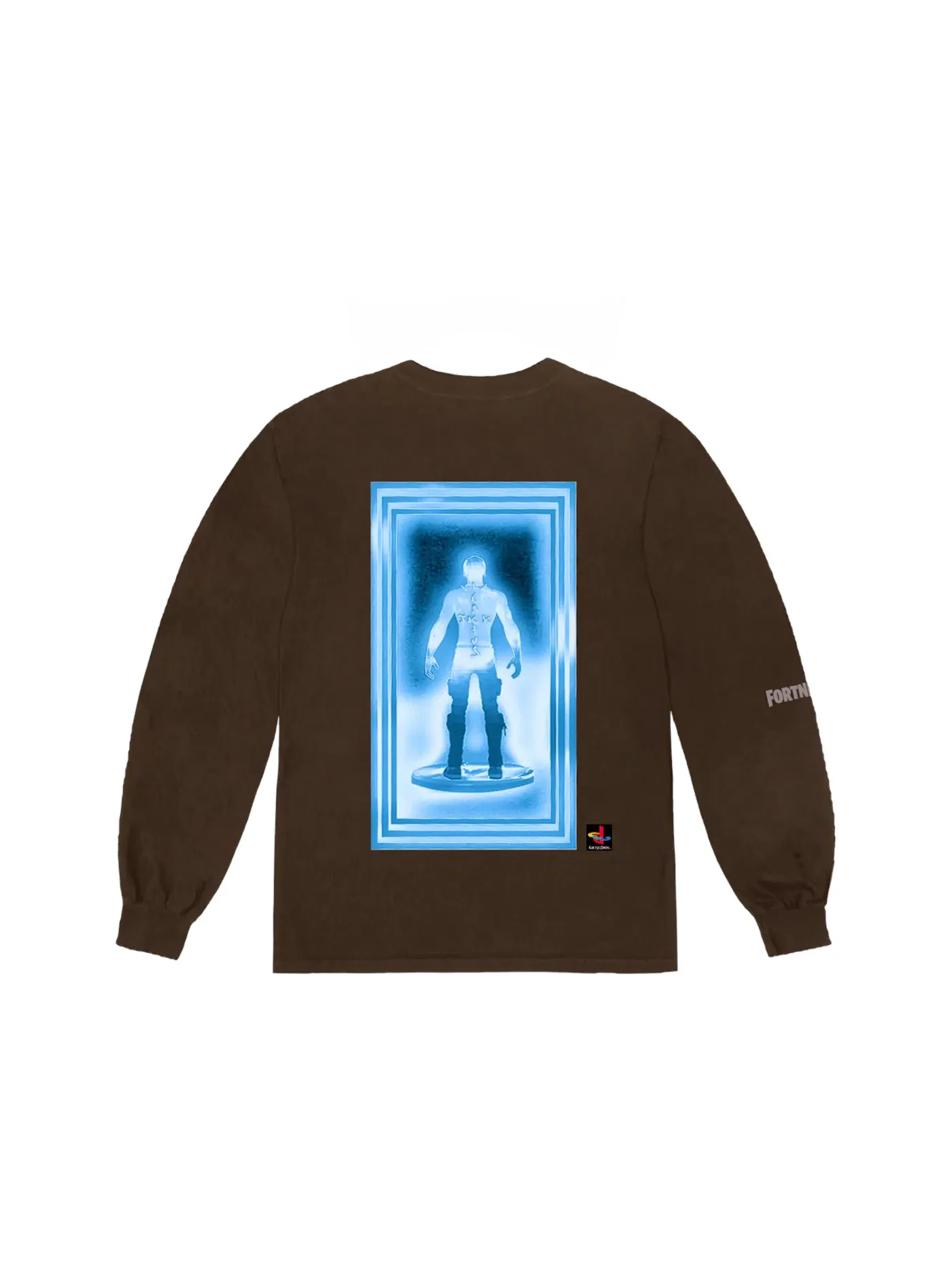 Мужская футболка с длинным рукавом L/S Tee Travis Scott — изображение 2 из 2, черный