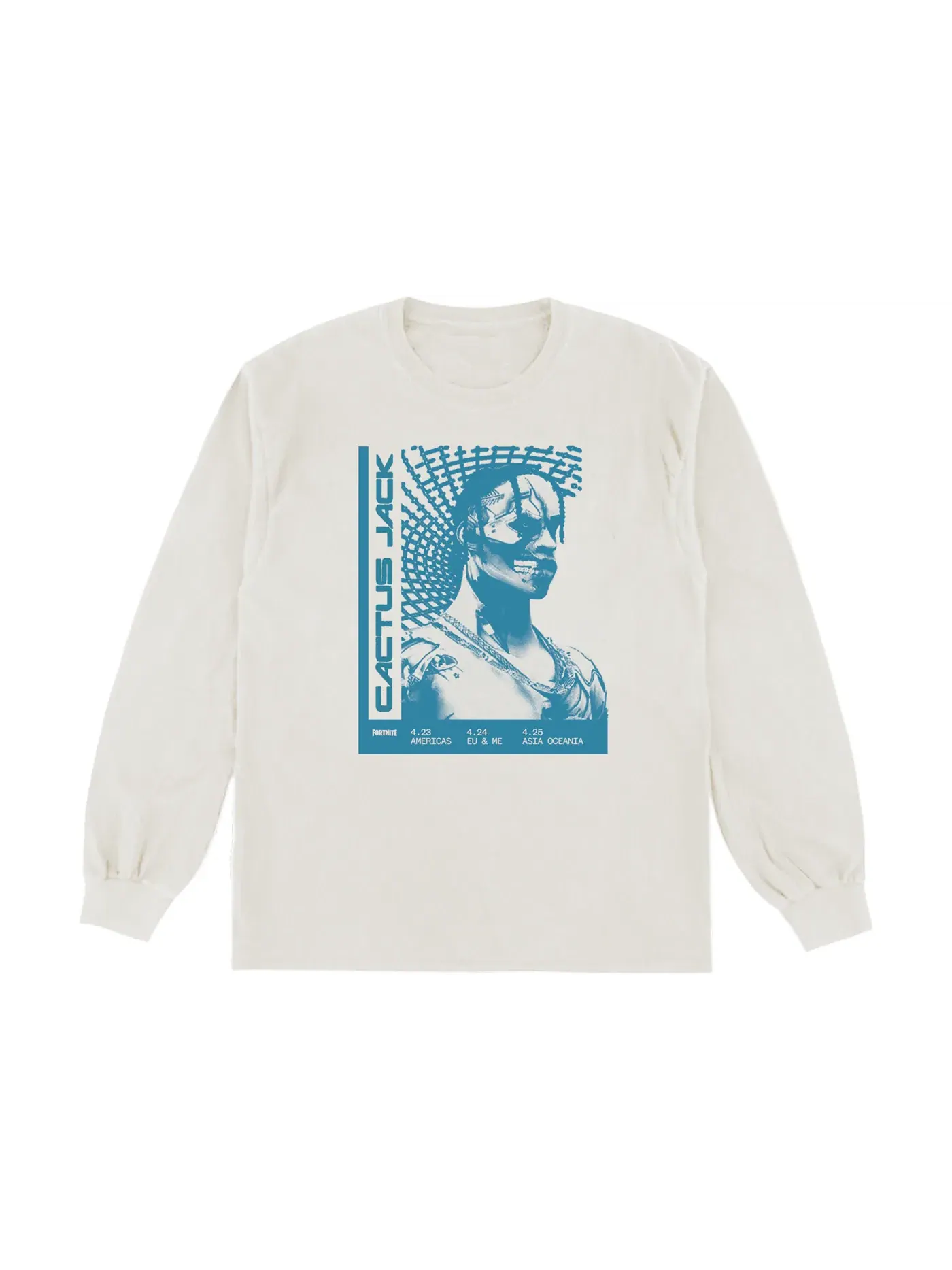Мужская футболка с длинным рукавом Travis Scott L/S Tee — изображение 1 из 2, белый