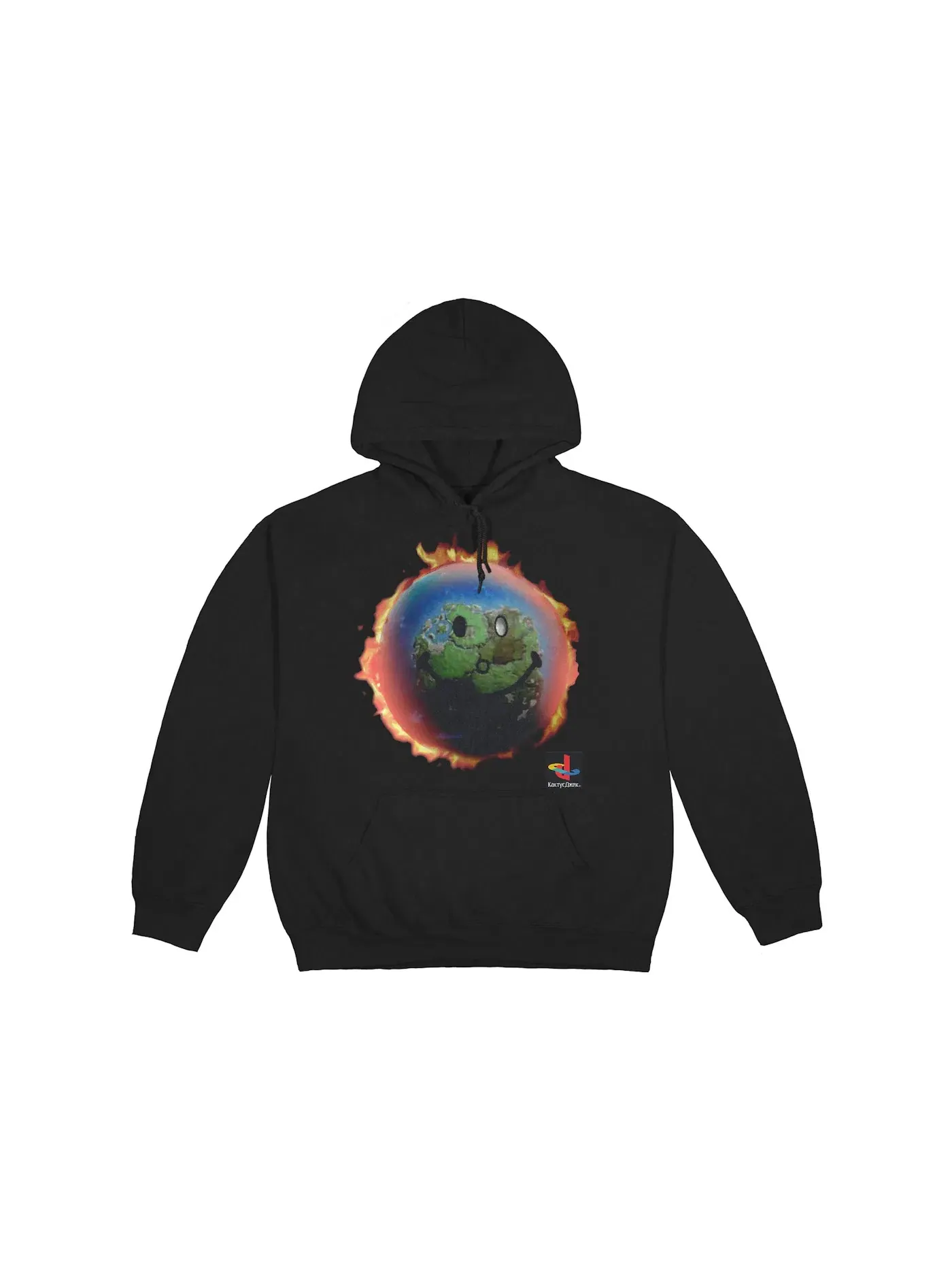 Мужская худи с принтом Travis Scott Hoodie Black — изображение 1 из 2