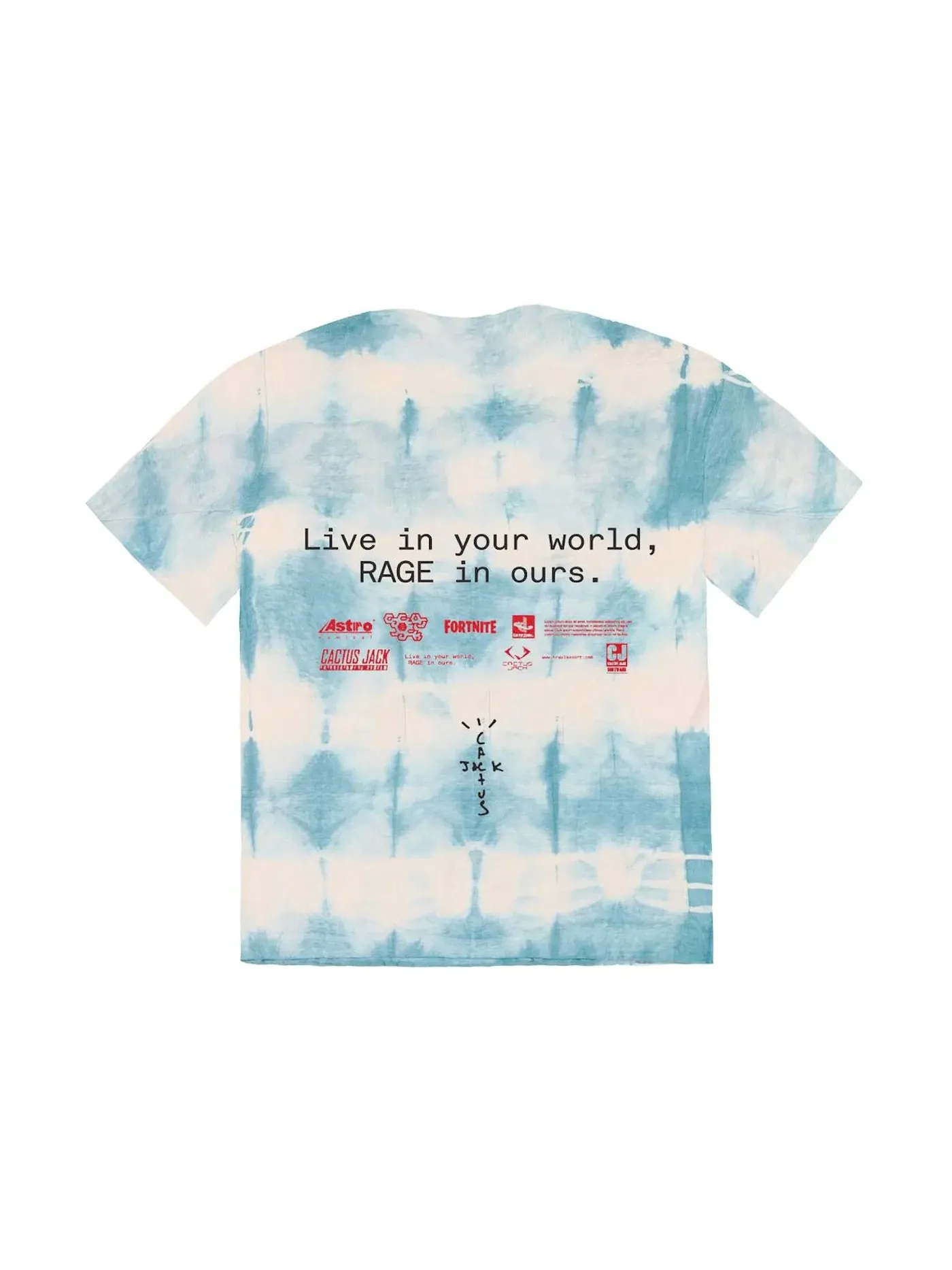 Мужская футболка с принтом Travis Scott T-shirt Travis Scott — изображение 2 из 2, мульти