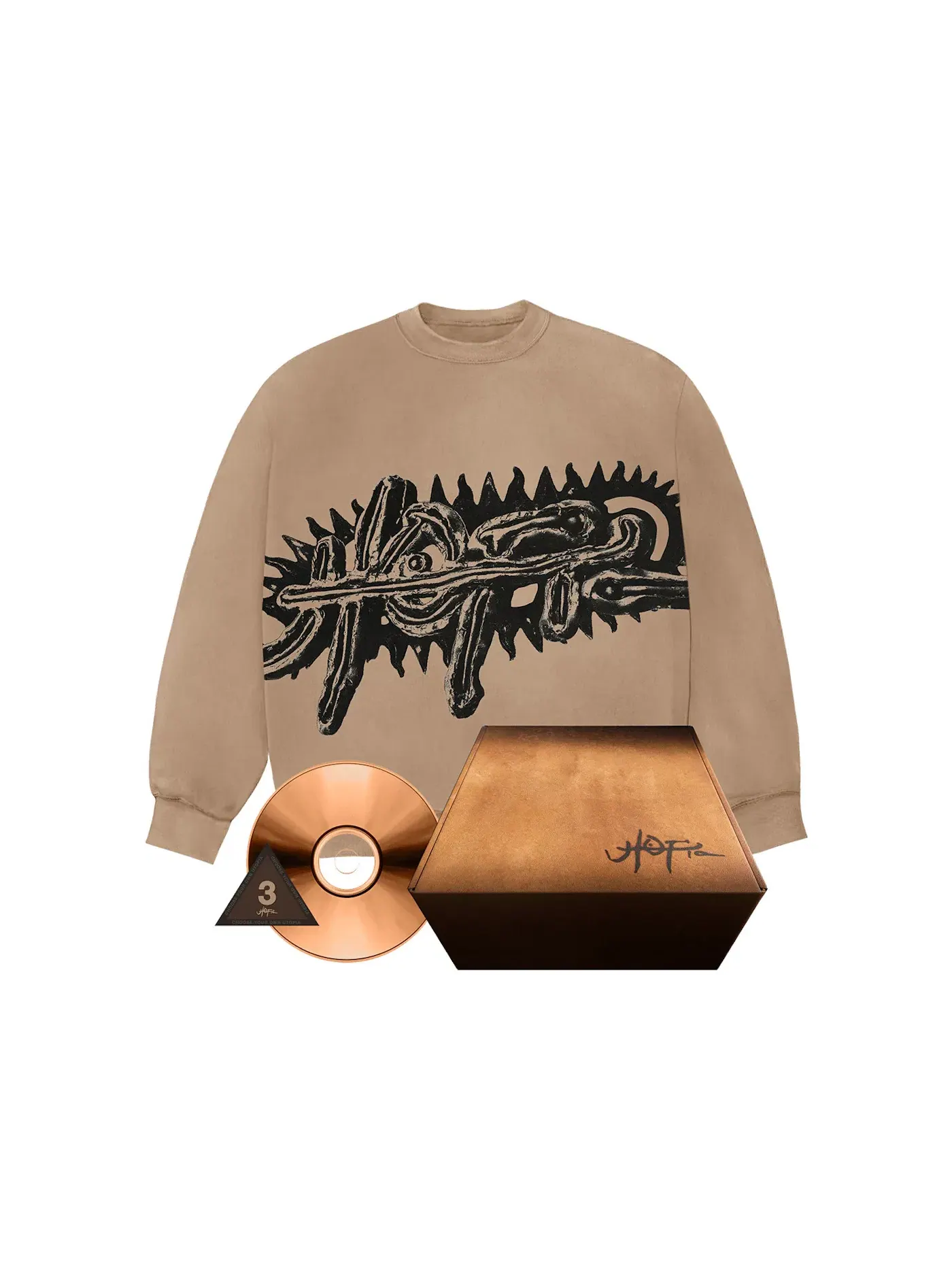 Мужской комплект с принтом Pack Travis Scott — изображение 1 из 3, коричневый