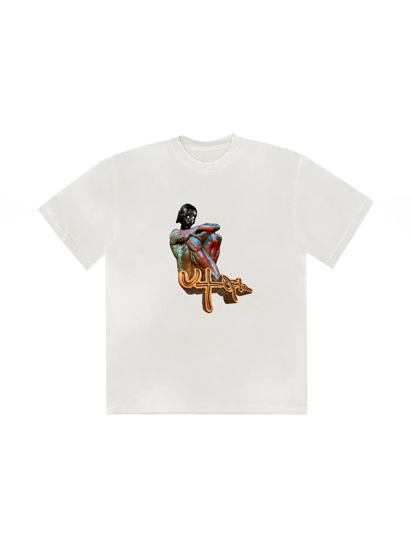 Мужская футболка с принтом Travis Scott Tee — изображение 1 из 2, белый