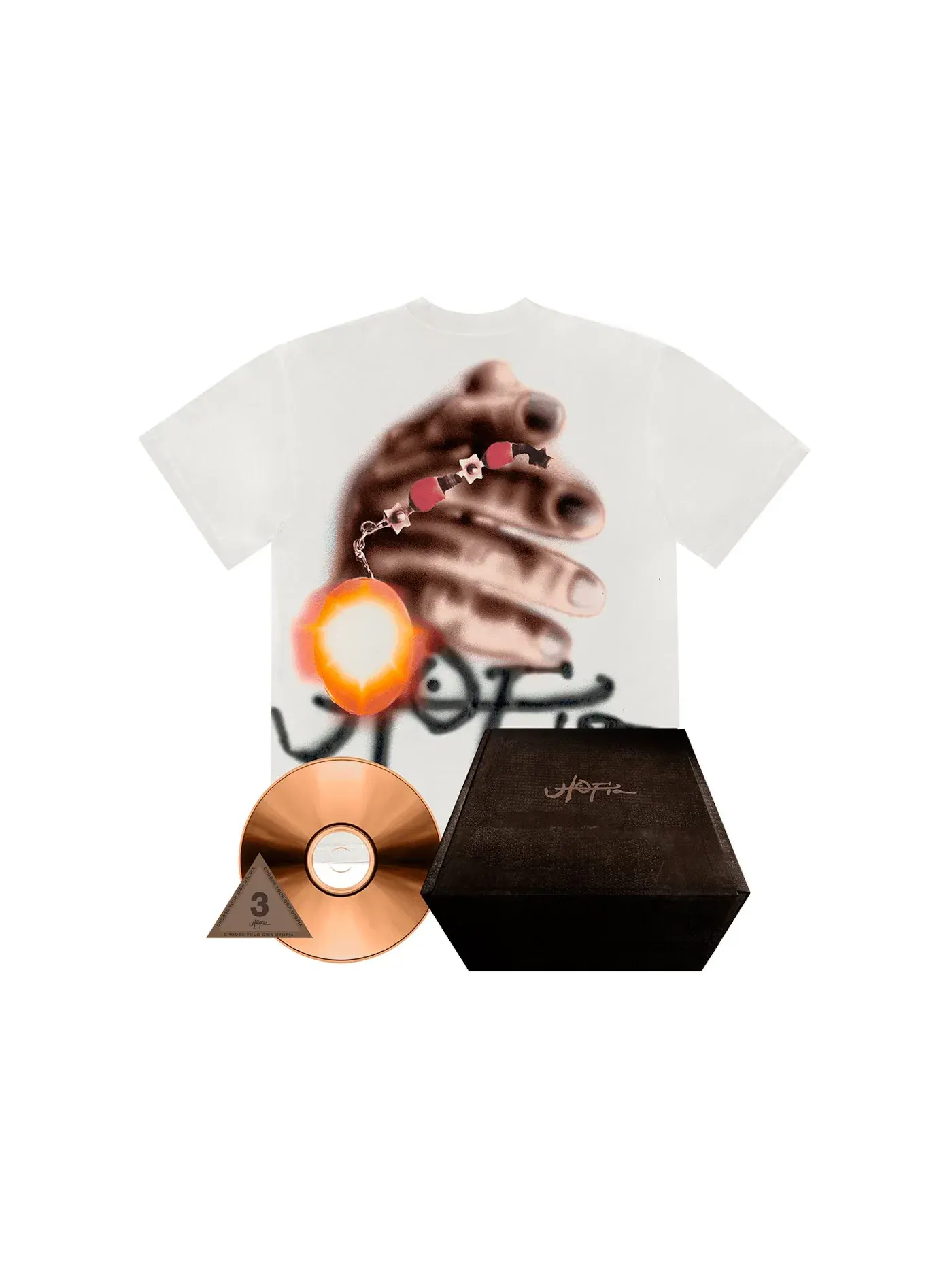 Мужской комплект одежды с принтом Travis Scott Utopia B3 Box Set Pack — изображение 1 из 3, белый