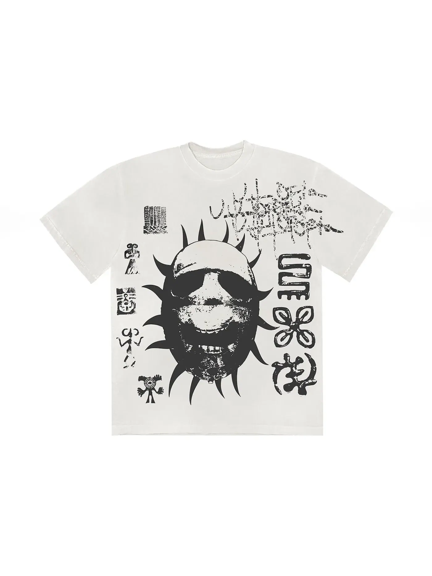 Мужская футболка с принтом Travis Scott Utopia C1 Tee White — изображение 1 из 2