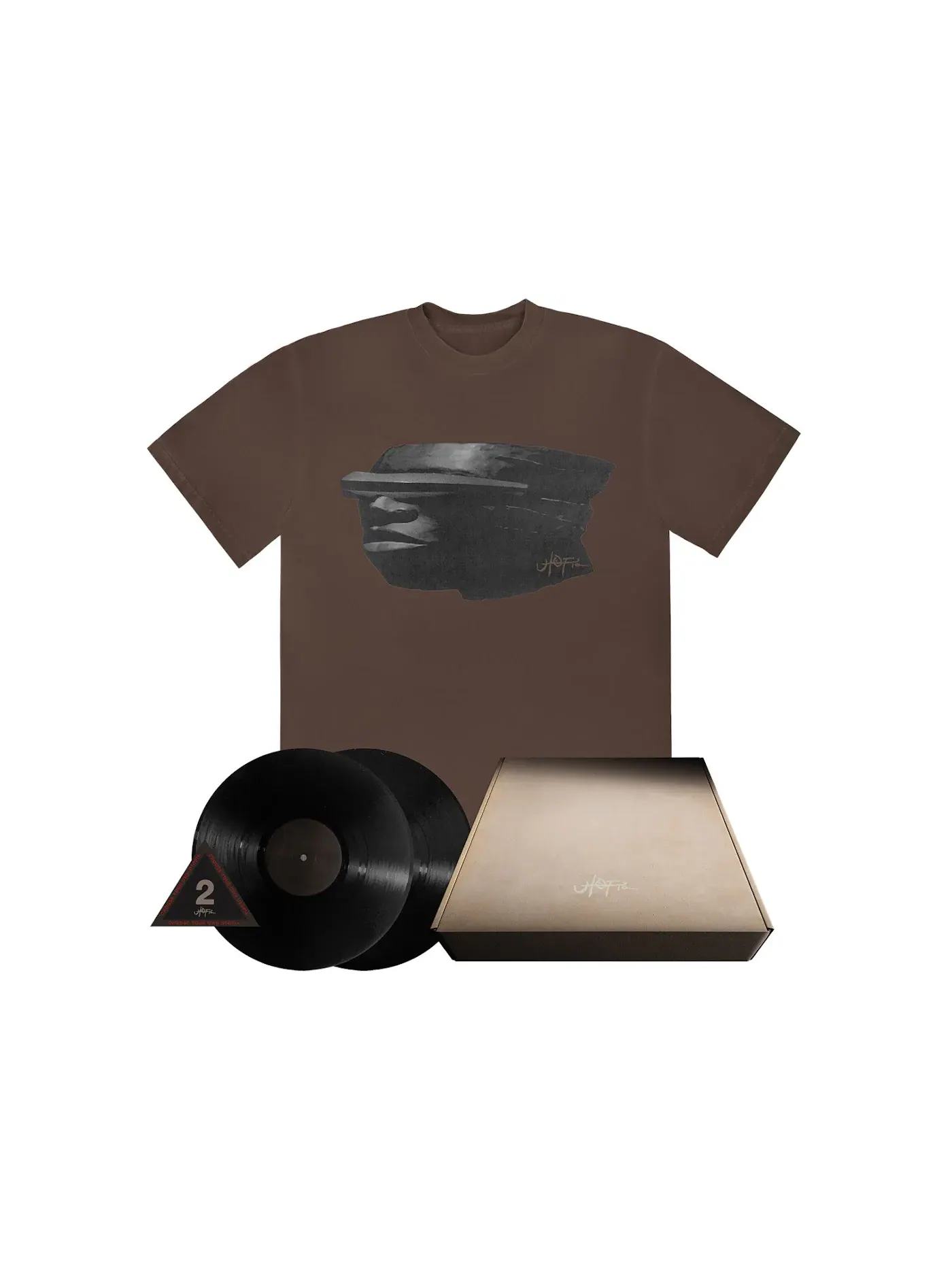Мужской комплект одежды с принтом C2 Box Set Pack Travis Scott — изображение 1 из 3, коричневый