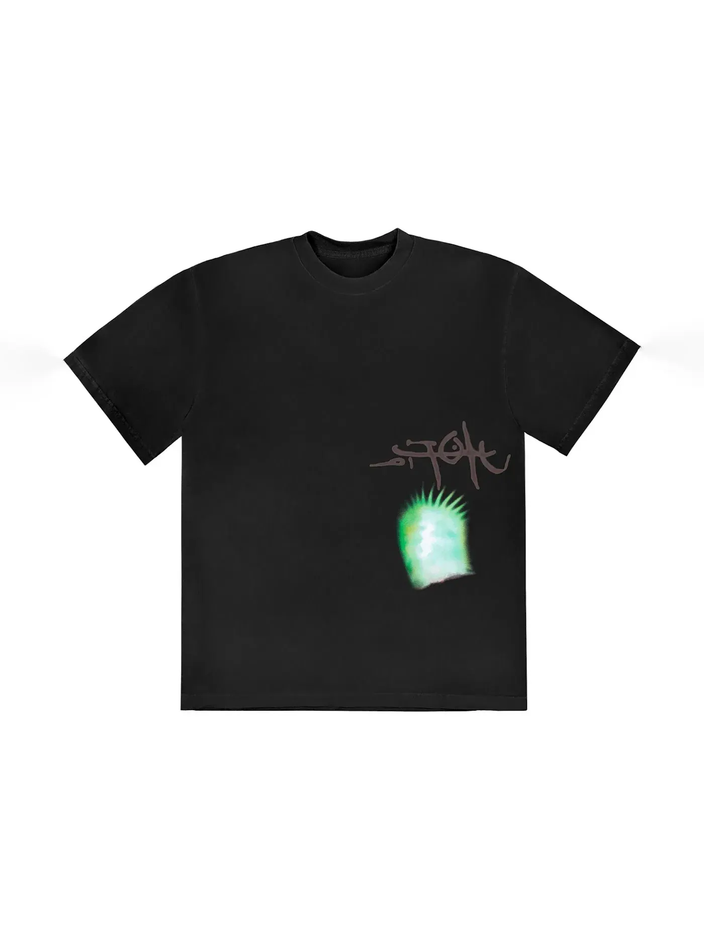 Мужская футболка с принтом Travis Scott Tee — изображение 1 из 2, черный