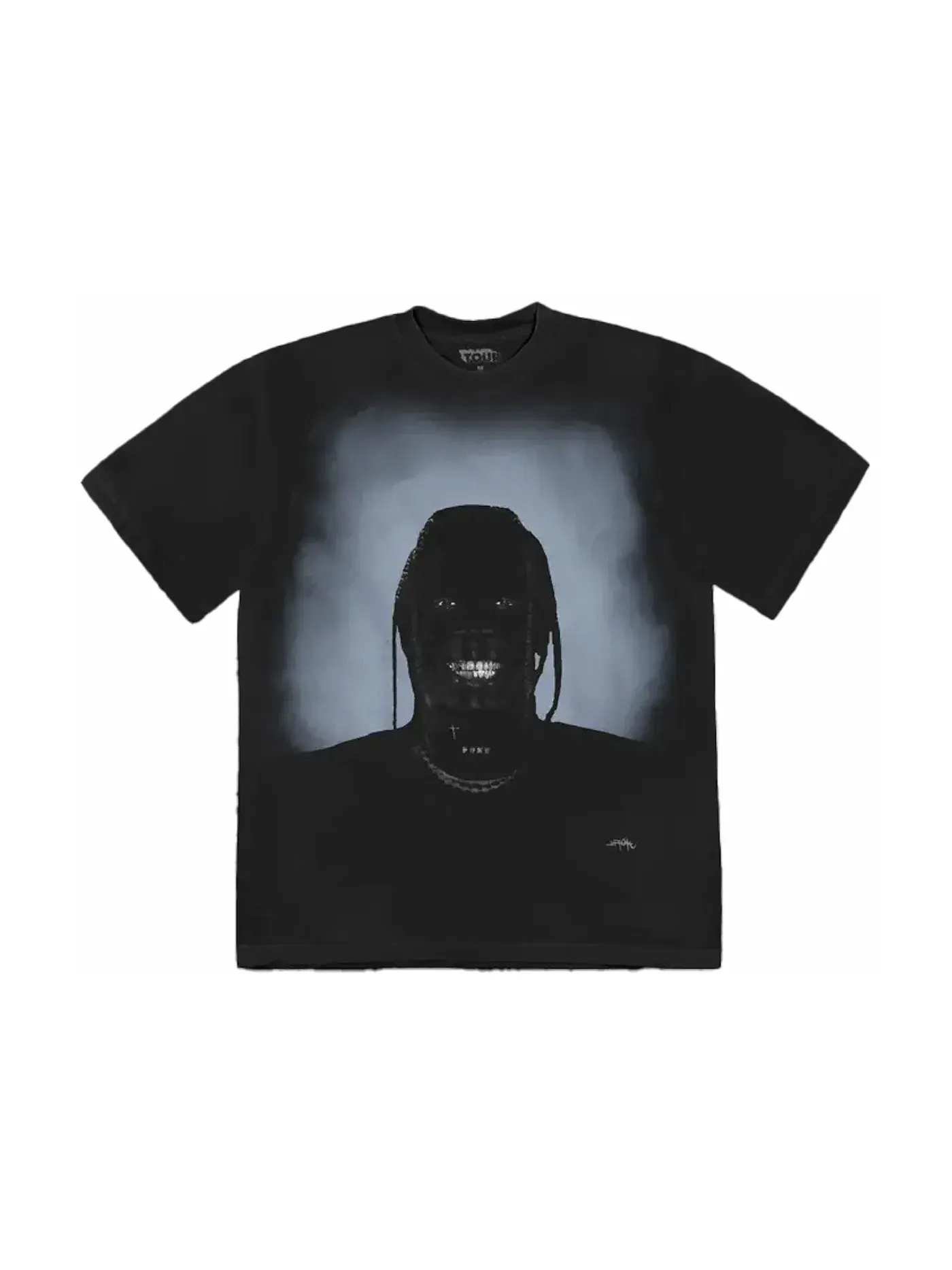 Мужская футболка с принтом Tee Travis Scott — изображение 1 из 2, черный