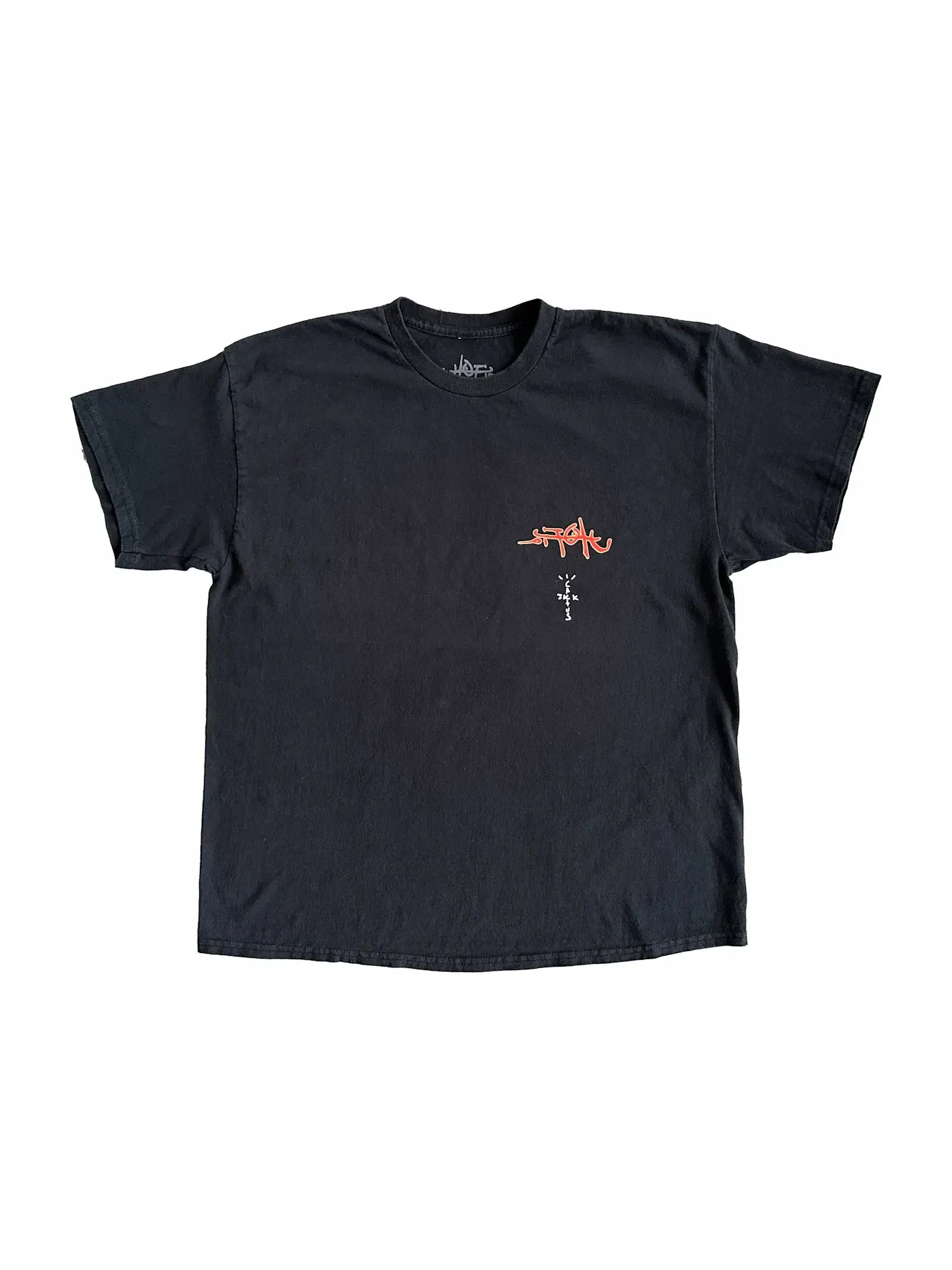 Мужская футболка с принтом Tee Travis Scott — изображение 1 из 2, черный