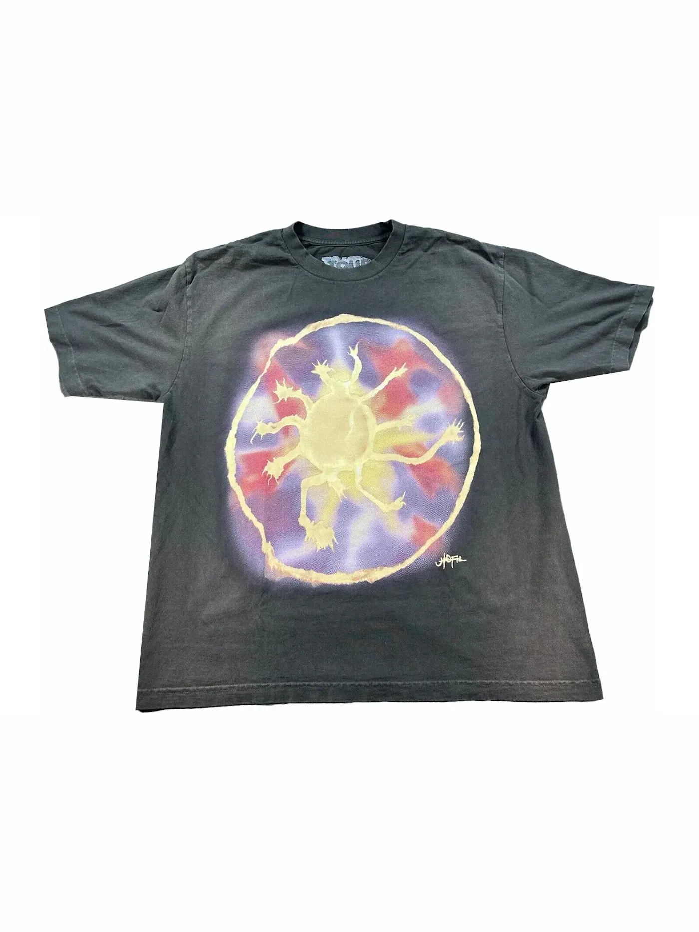 Мужская футболка с принтом Travis Scott Tee — изображение 1 из 2, черный