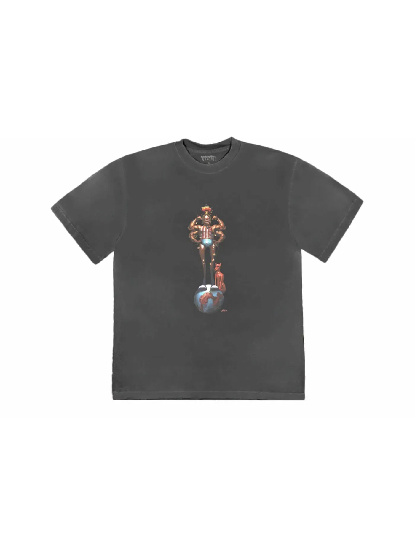 Мужская футболка с принтом Tee Travis Scott — изображение 1 из 2, черный