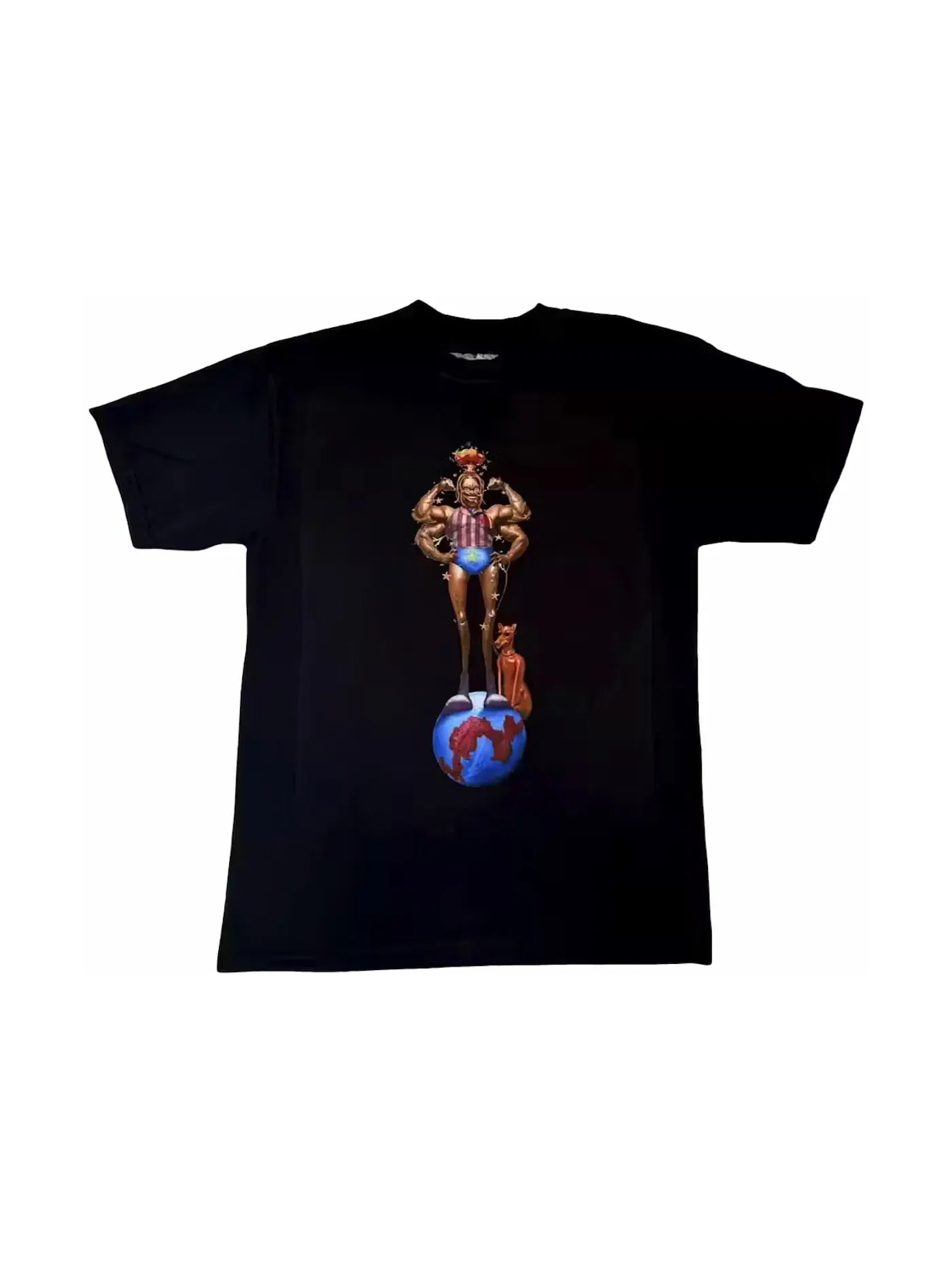Мужская футболка с принтом Travis Scott Utopia Is In Charlotte T-shirt — изображение 1 из 2, черный