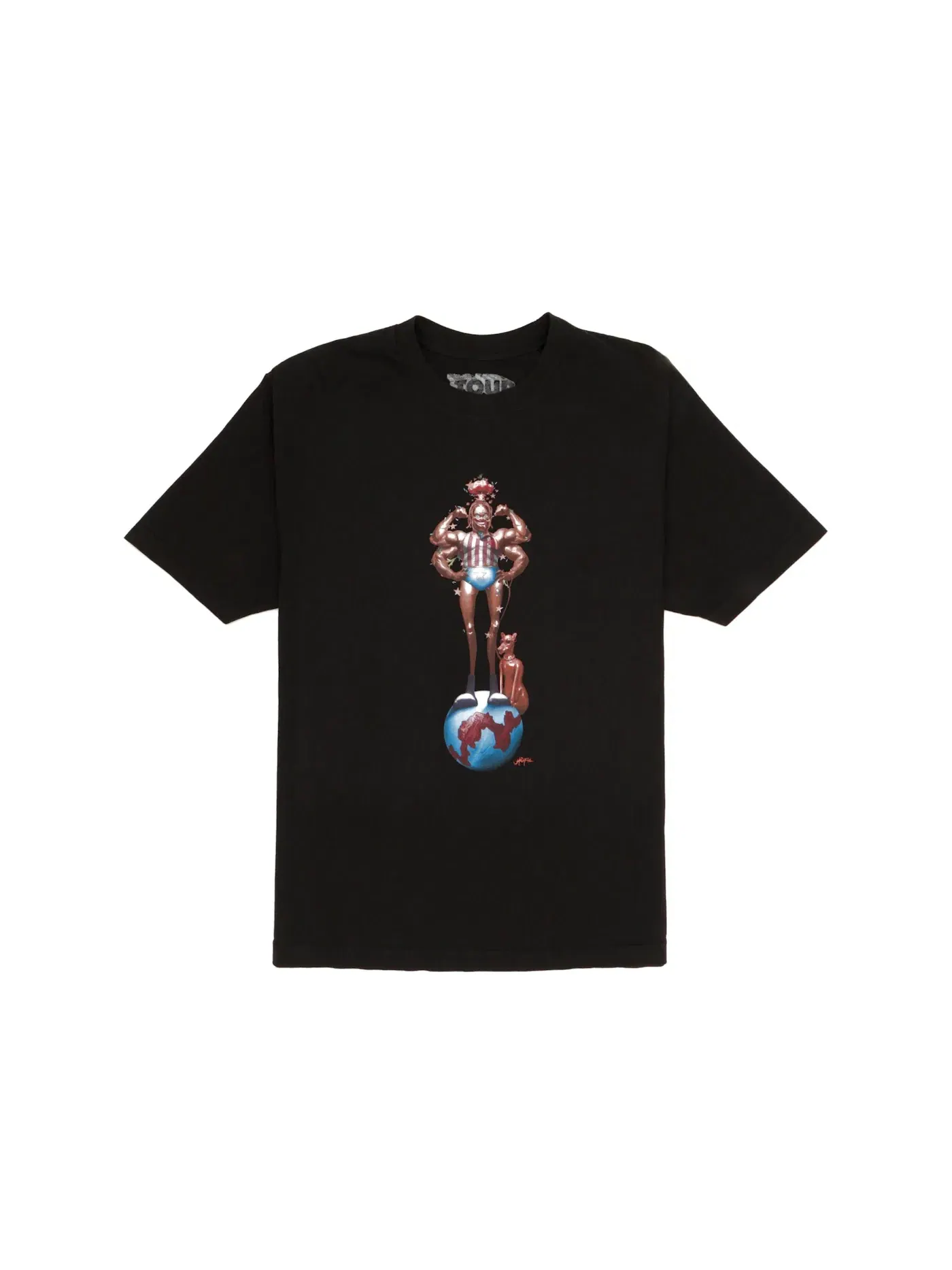 Мужская футболка с принтом Travis Scott Utopia Is In Detroit Tee — изображение 1 из 2, черный
