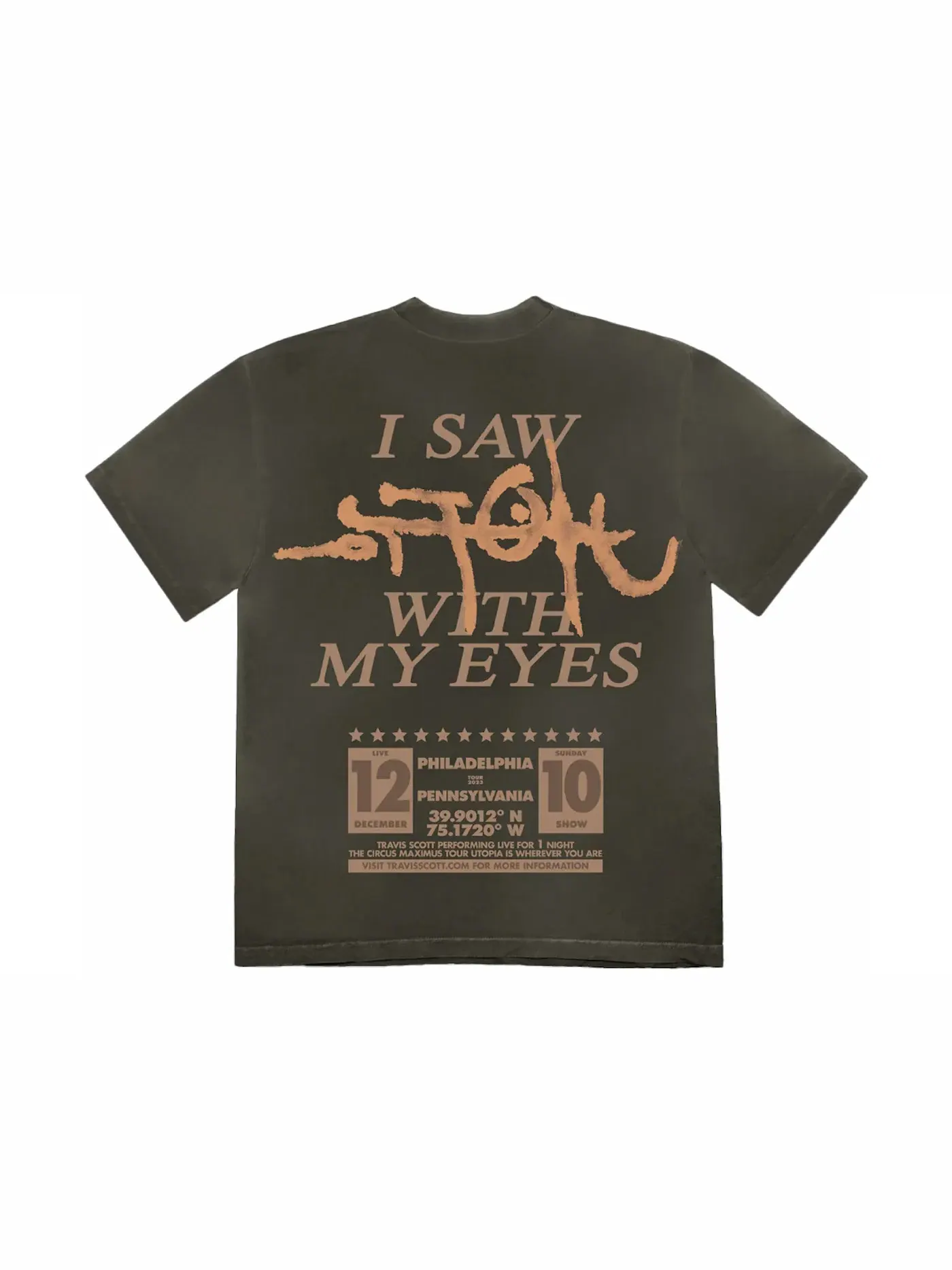 Мужская футболка с принтом Travis Scott Tee — изображение 2 из 2, мульти