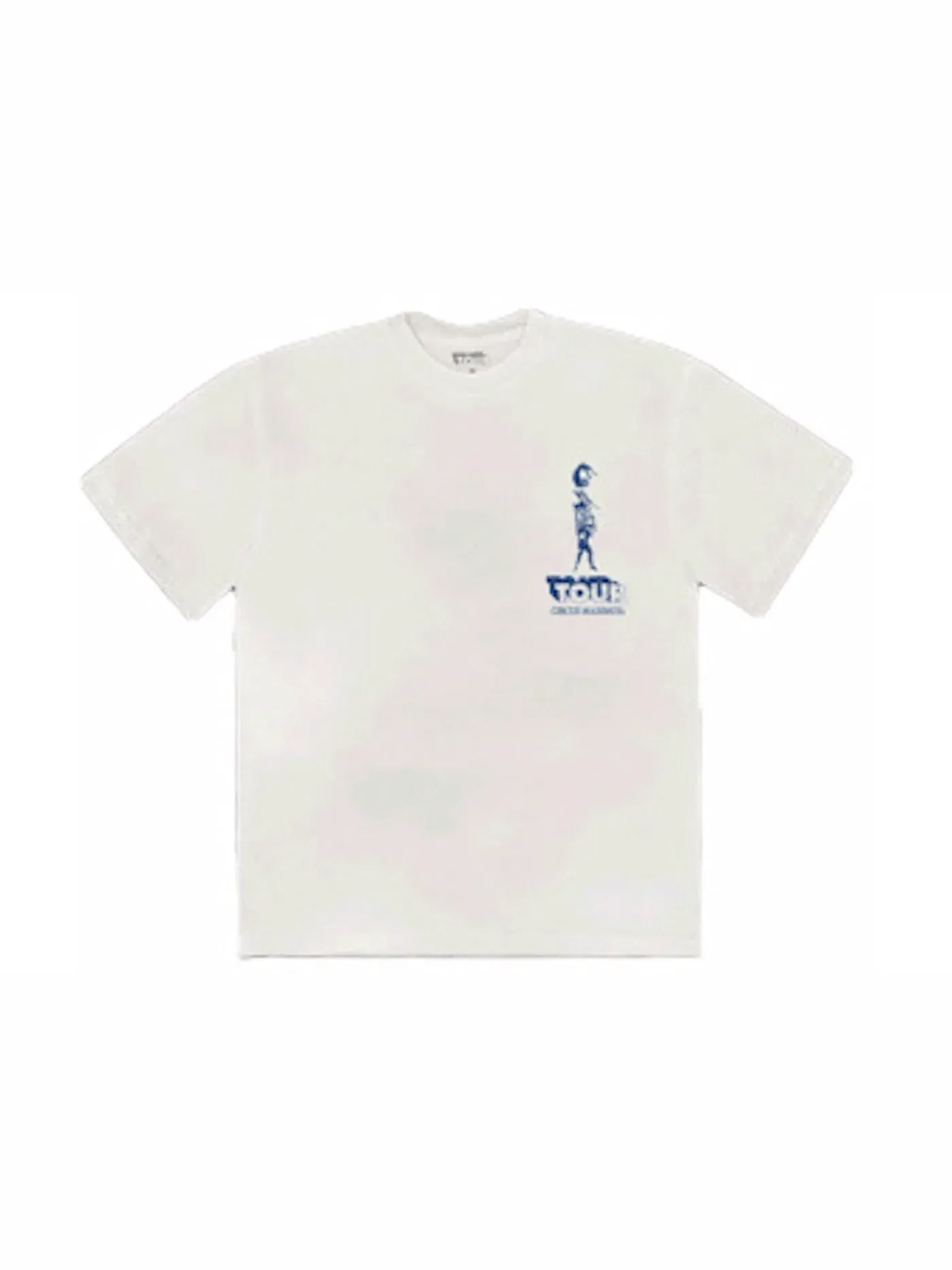 Мужская футболка с принтом Travis Scott Tee Travis Scott — изображение 2 из 2, белый