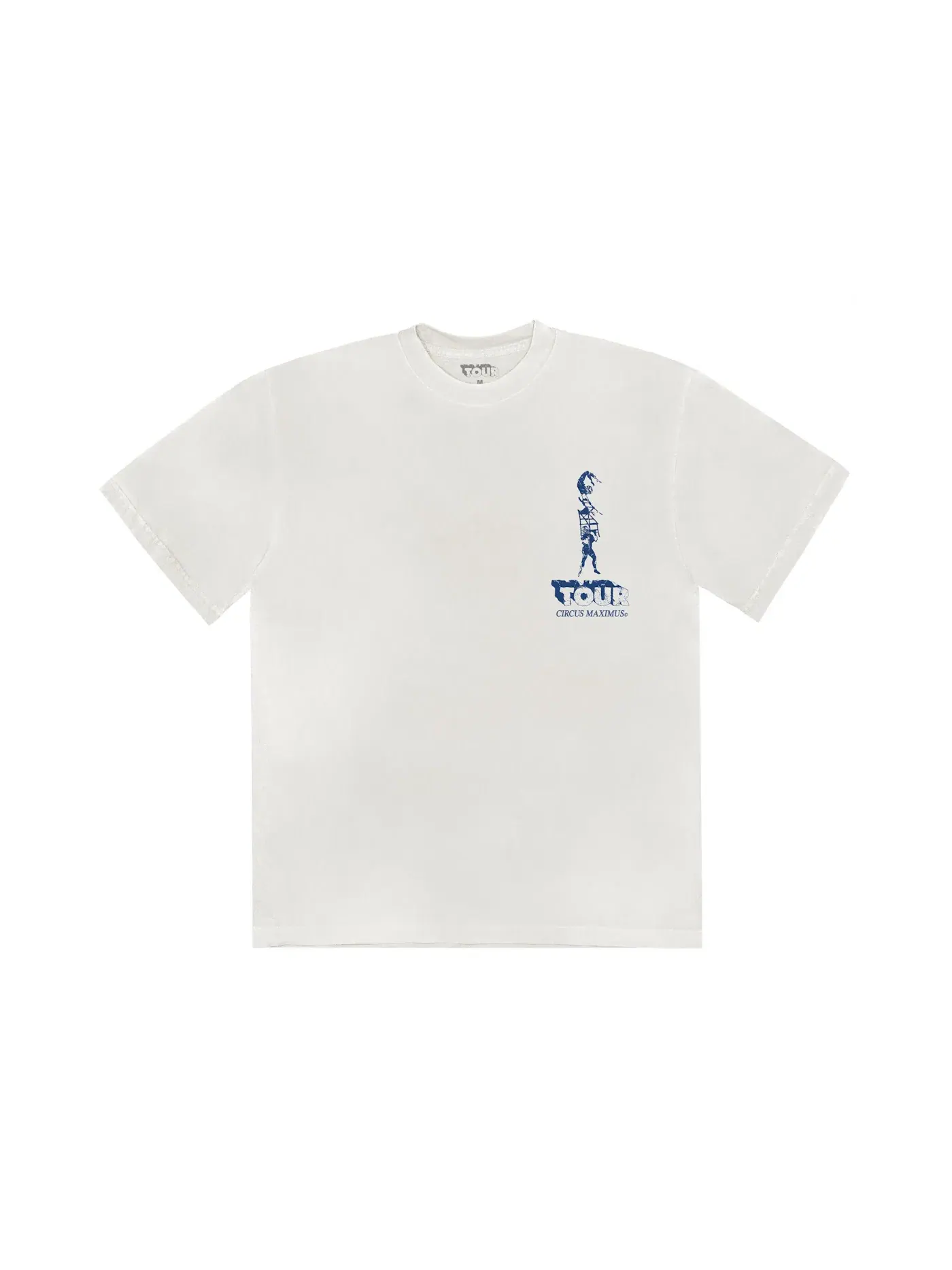 Мужская футболка с принтом T-shirt Travis Scott — изображение 2 из 2, белый