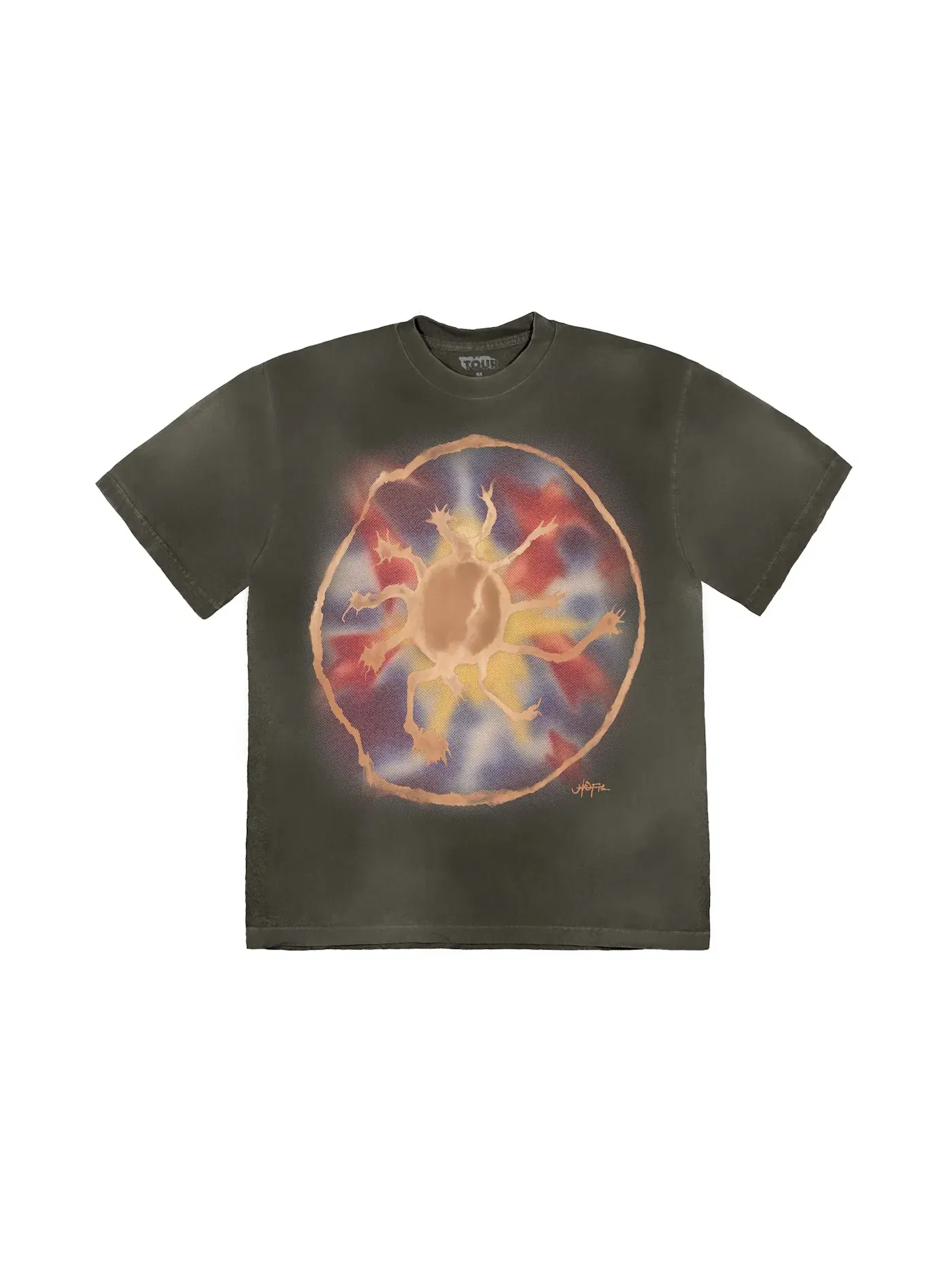 Мужская футболка с принтом Travis Scott Utopia Is In Portland T-shirt — изображение 1 из 2, черный