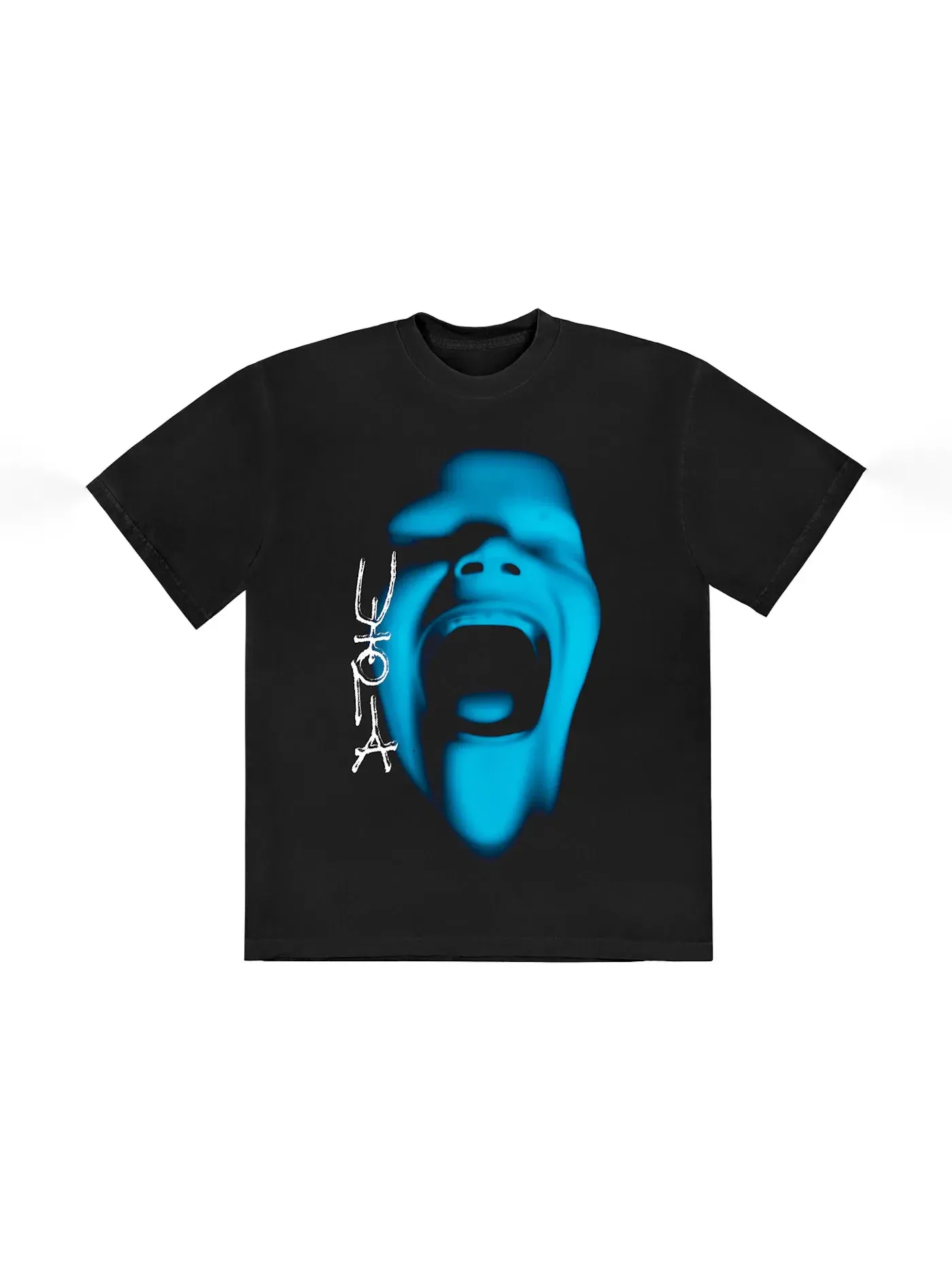 Мужская футболка с принтом Travis Scott Tee — изображение 1 из 2, черный