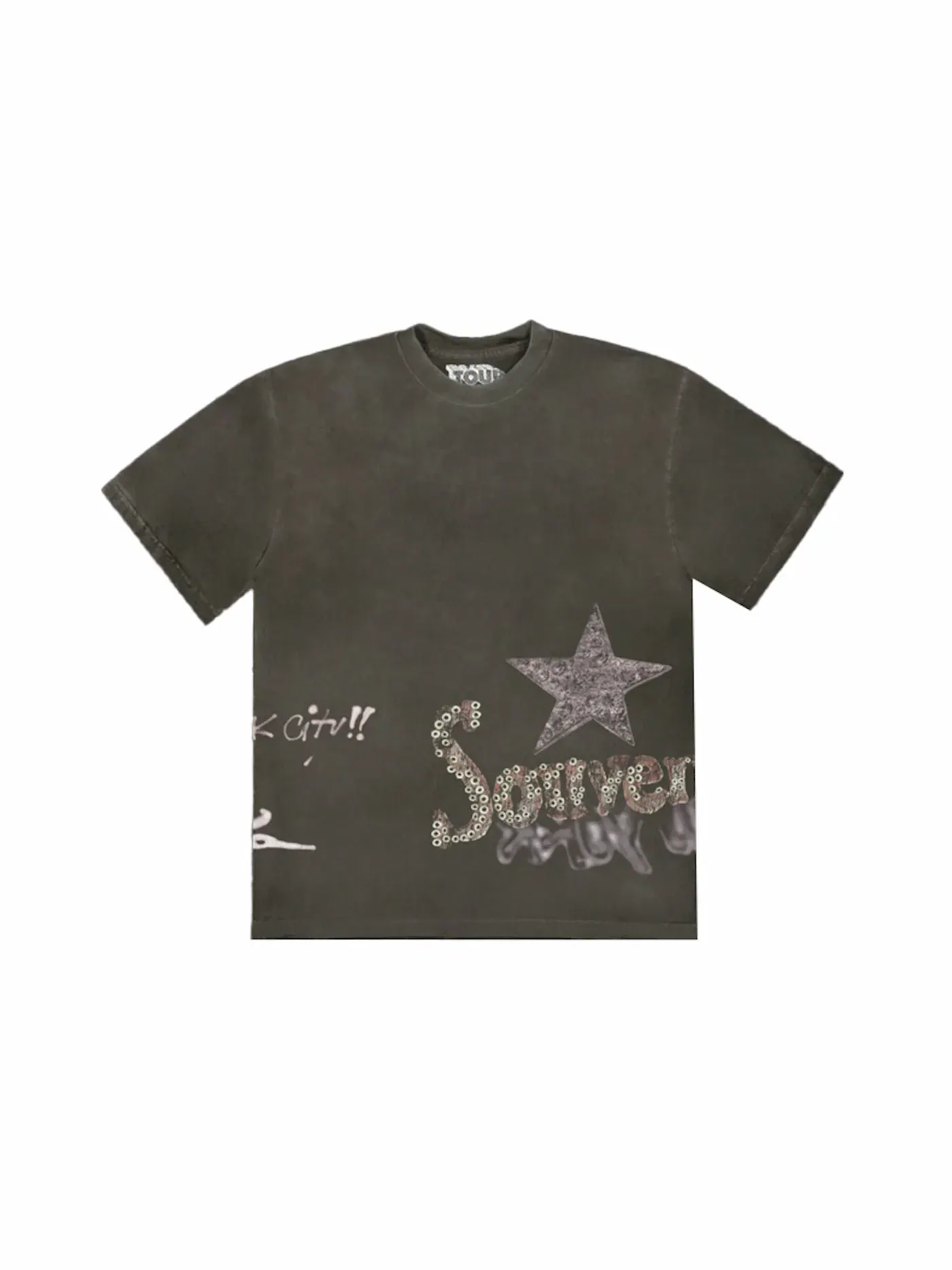 Мужская футболка с принтом Tee Travis Scott — изображение 1 из 2, мульти