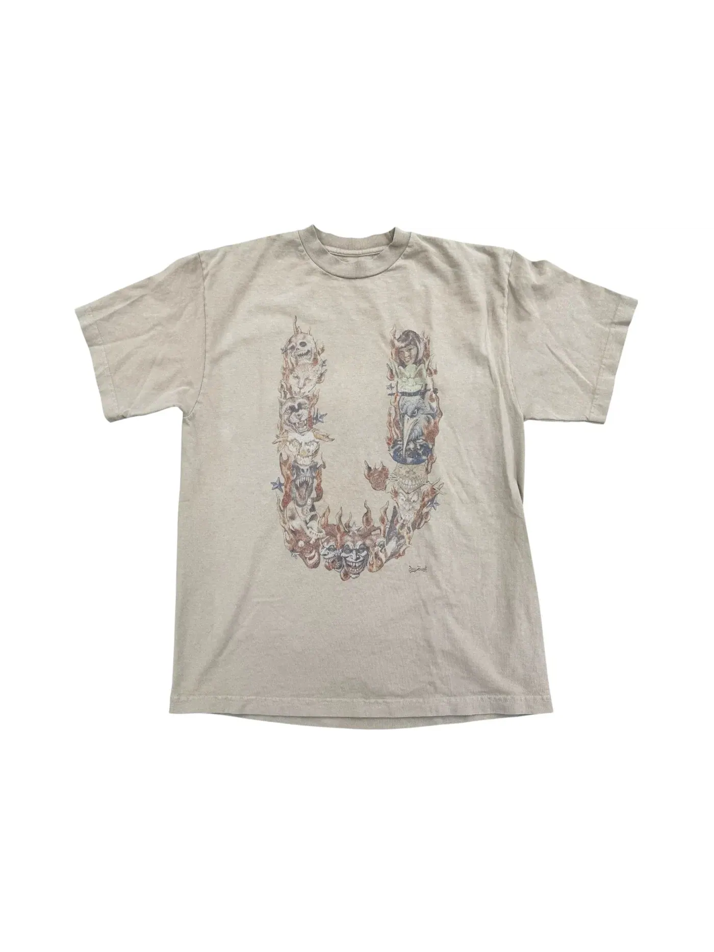 Мужская футболка с принтом Travis Scott Tee — изображение 1 из 2, белый
