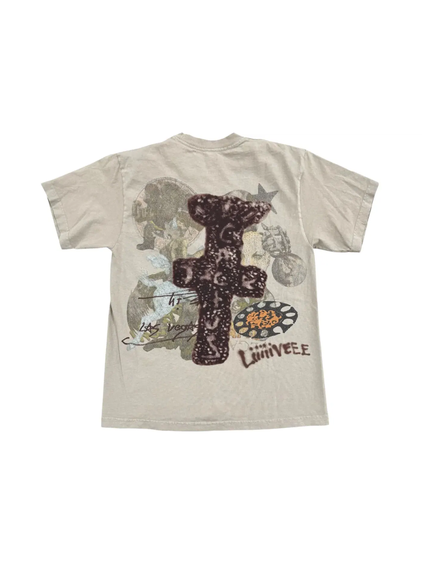 Мужская футболка с принтом Travis Scott Tee — изображение 2 из 2, белый